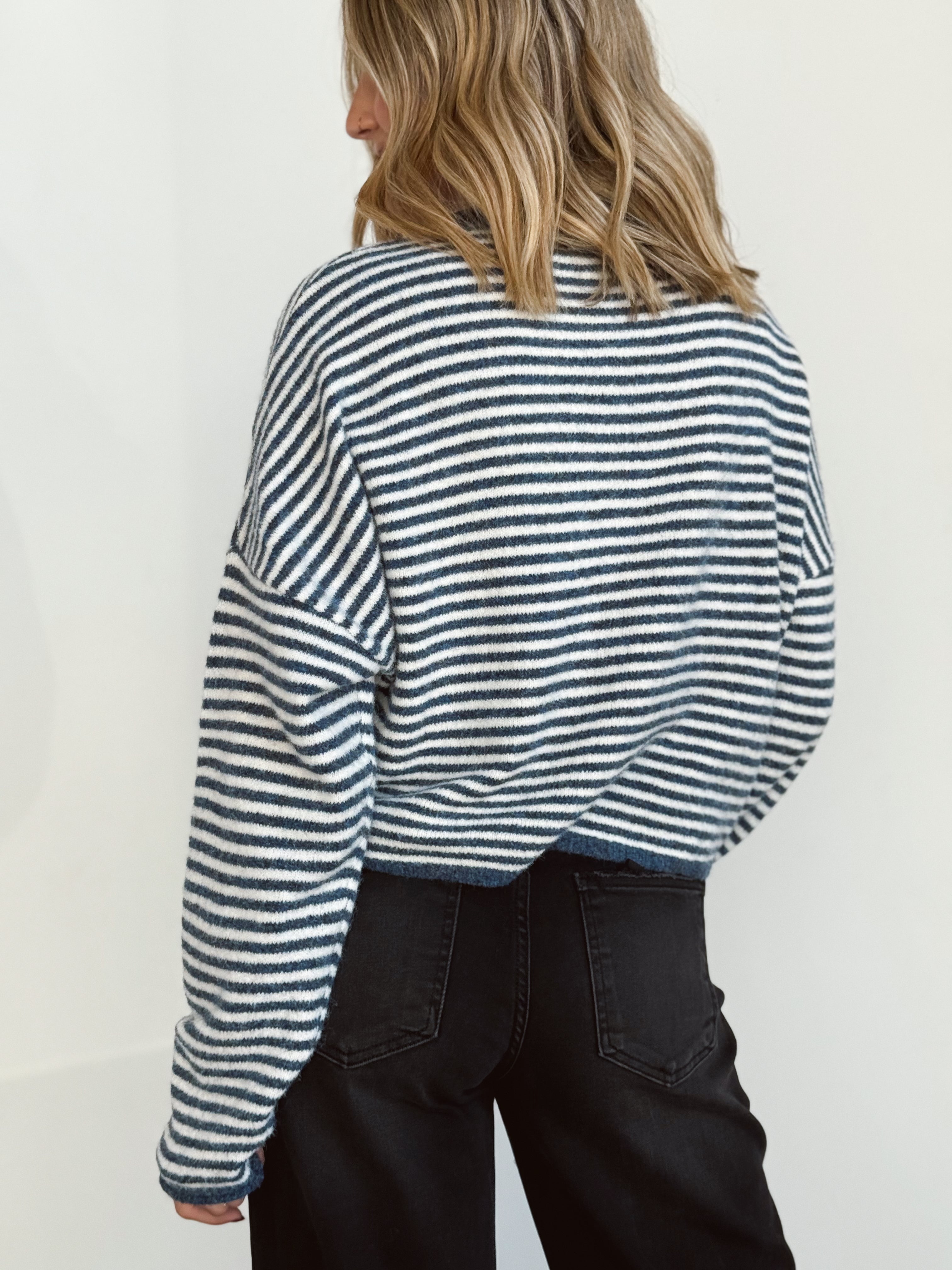 Simone Cardigan - DENIM - willows clothing Cardigan