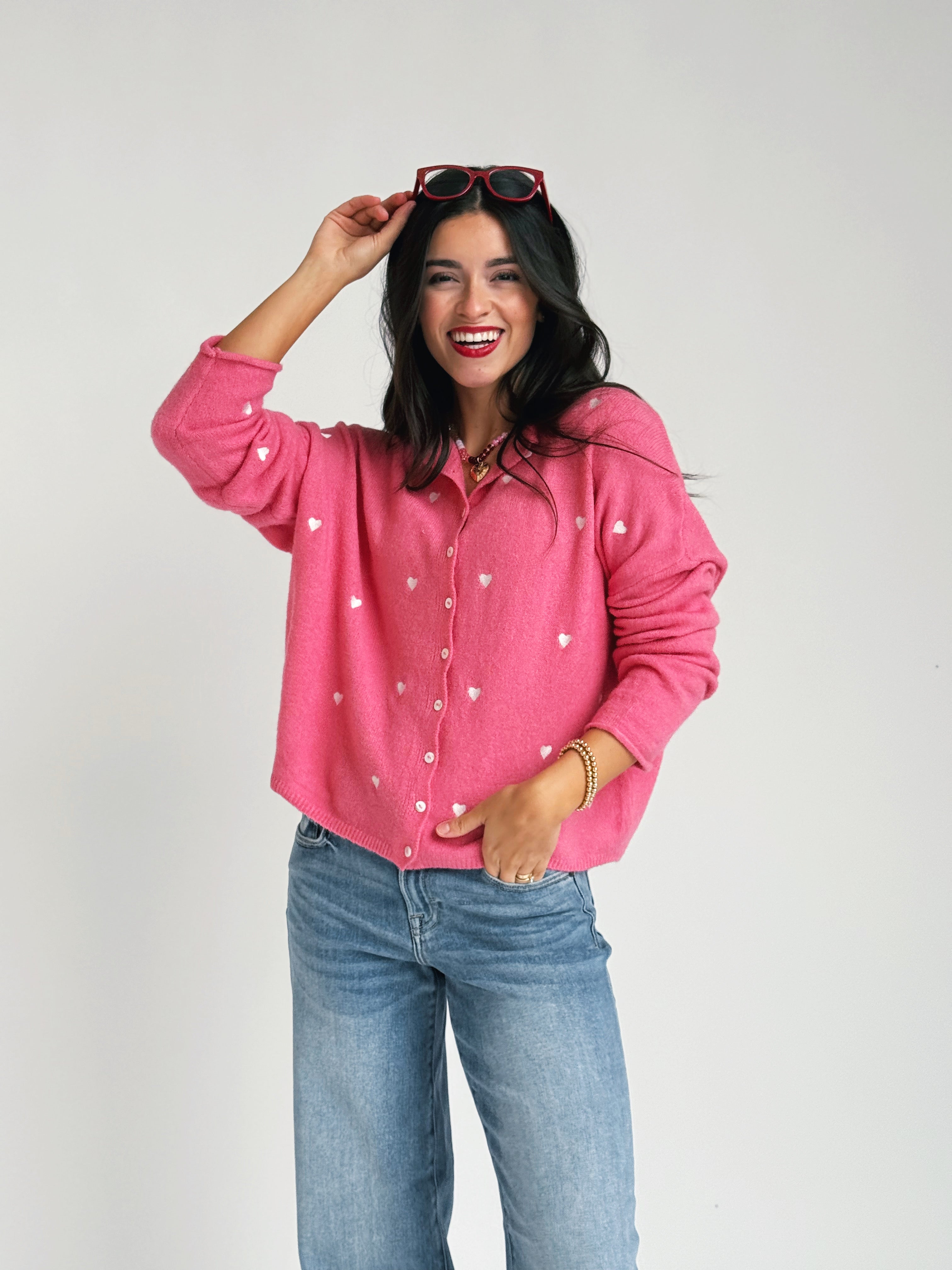 Simone Cardigan - ROSE - willows clothing Cardigan