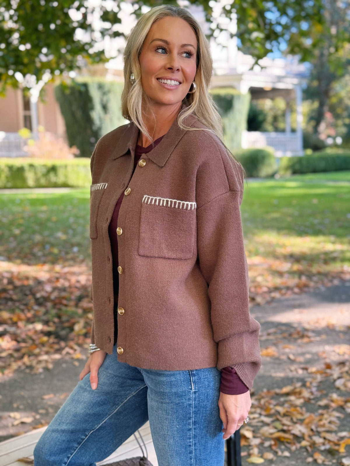 Smith Jacket - BROWN - willows clothing JACKET