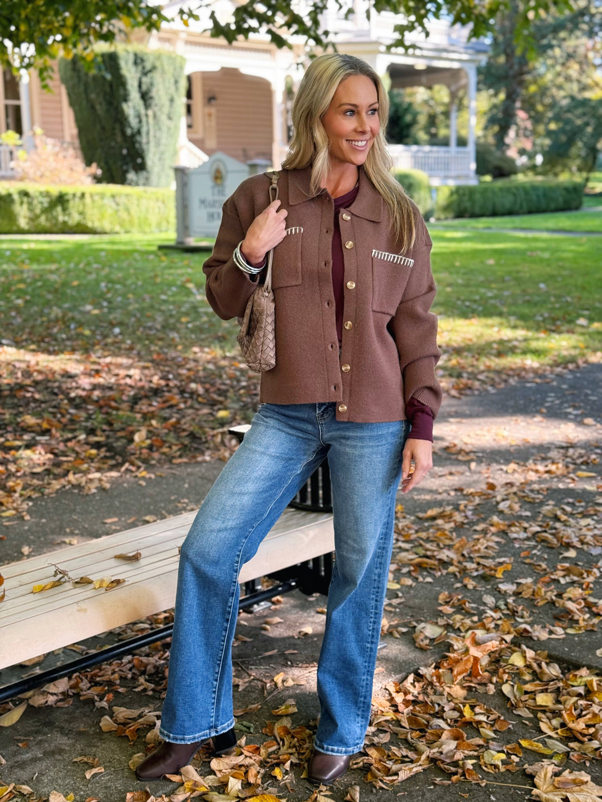 Smith Jacket - BROWN - willows clothing JACKET