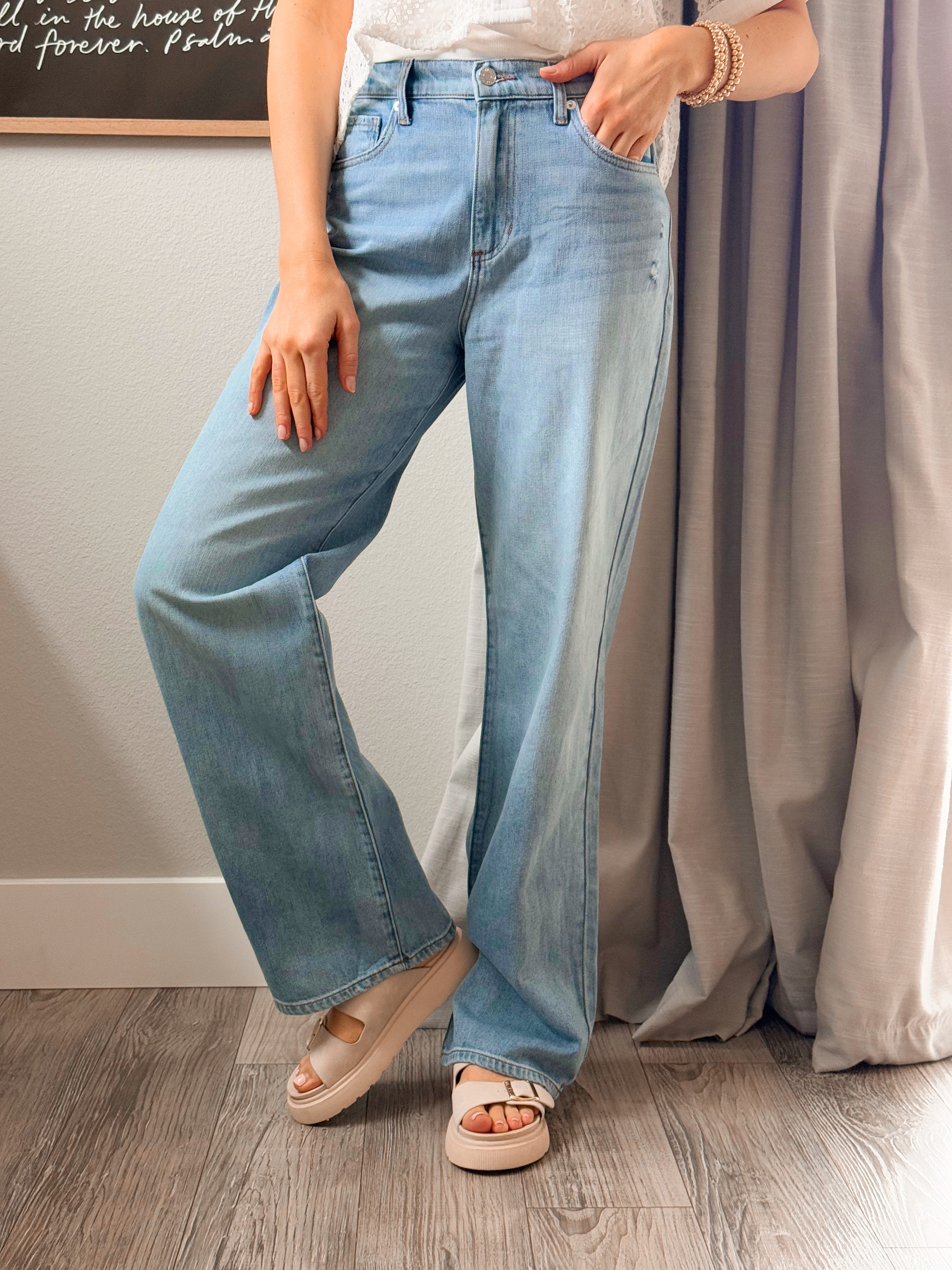 [SNEAK PEAK] Samantha Jean - MEDIUM LIGHT - willows clothing WIDE LEG