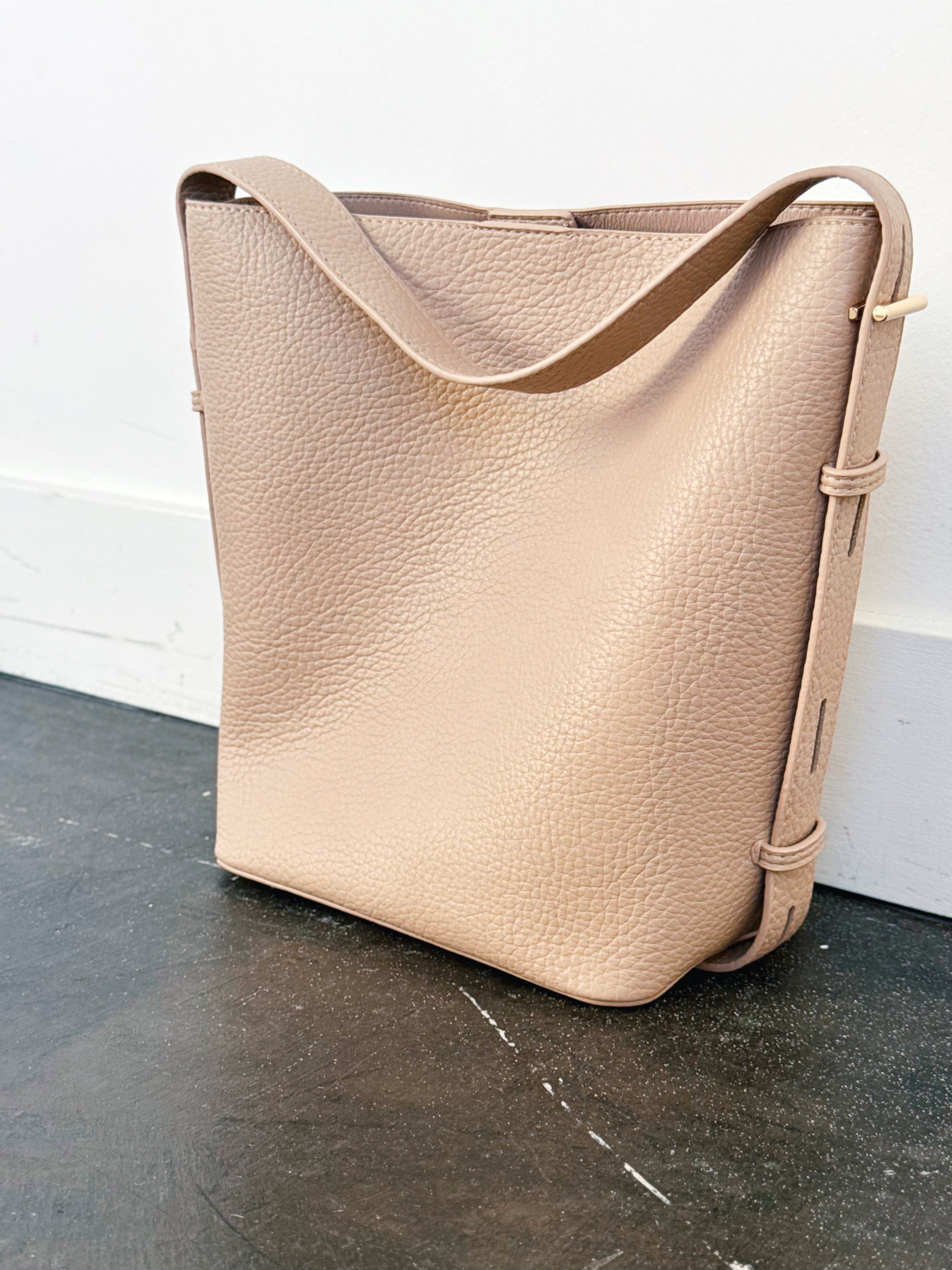 Soho Bucket Bag - BEIGE - willows clothing TOTE