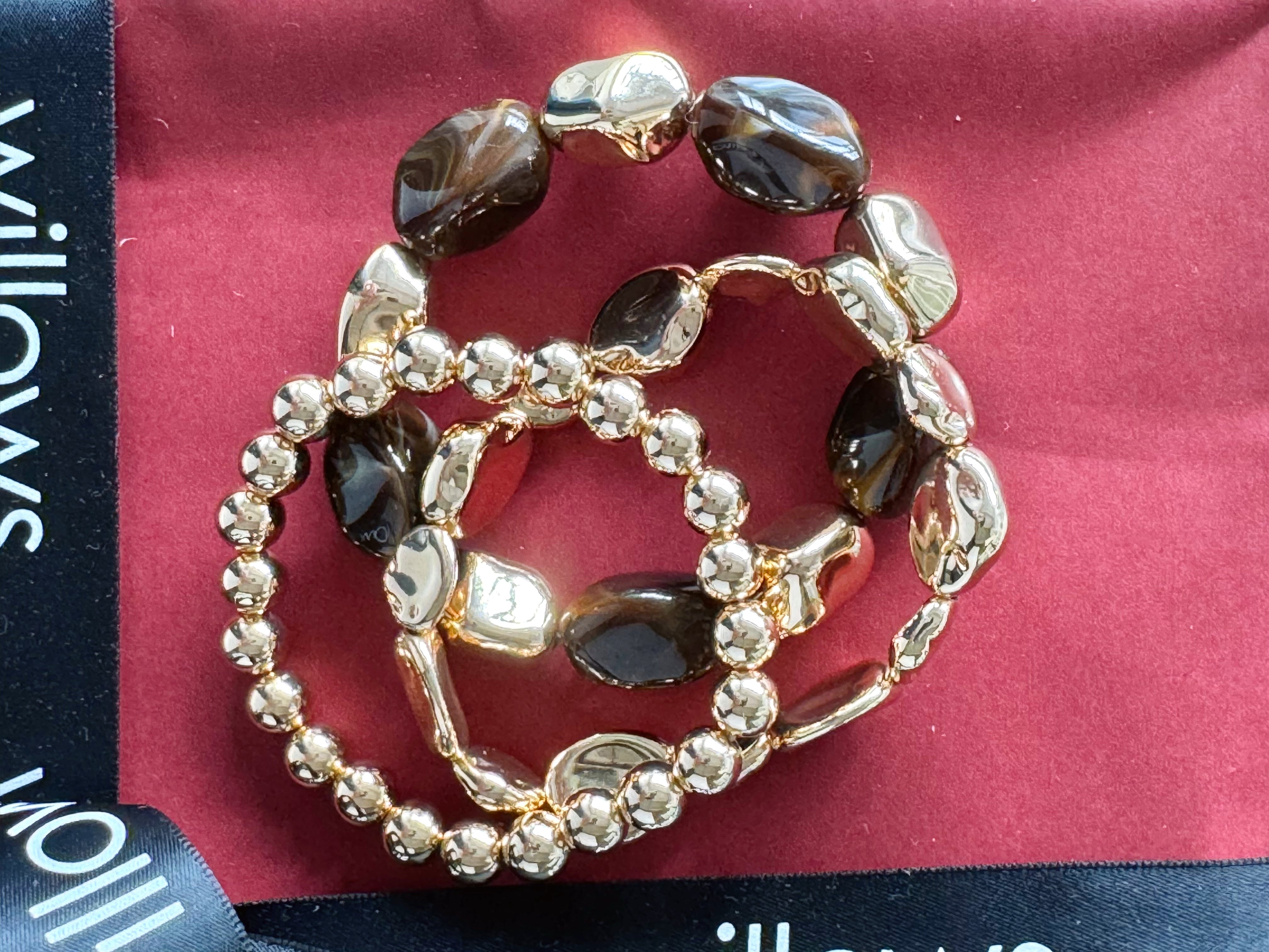 Solara Bracelet Set - BROWN - willows clothing Bracelets