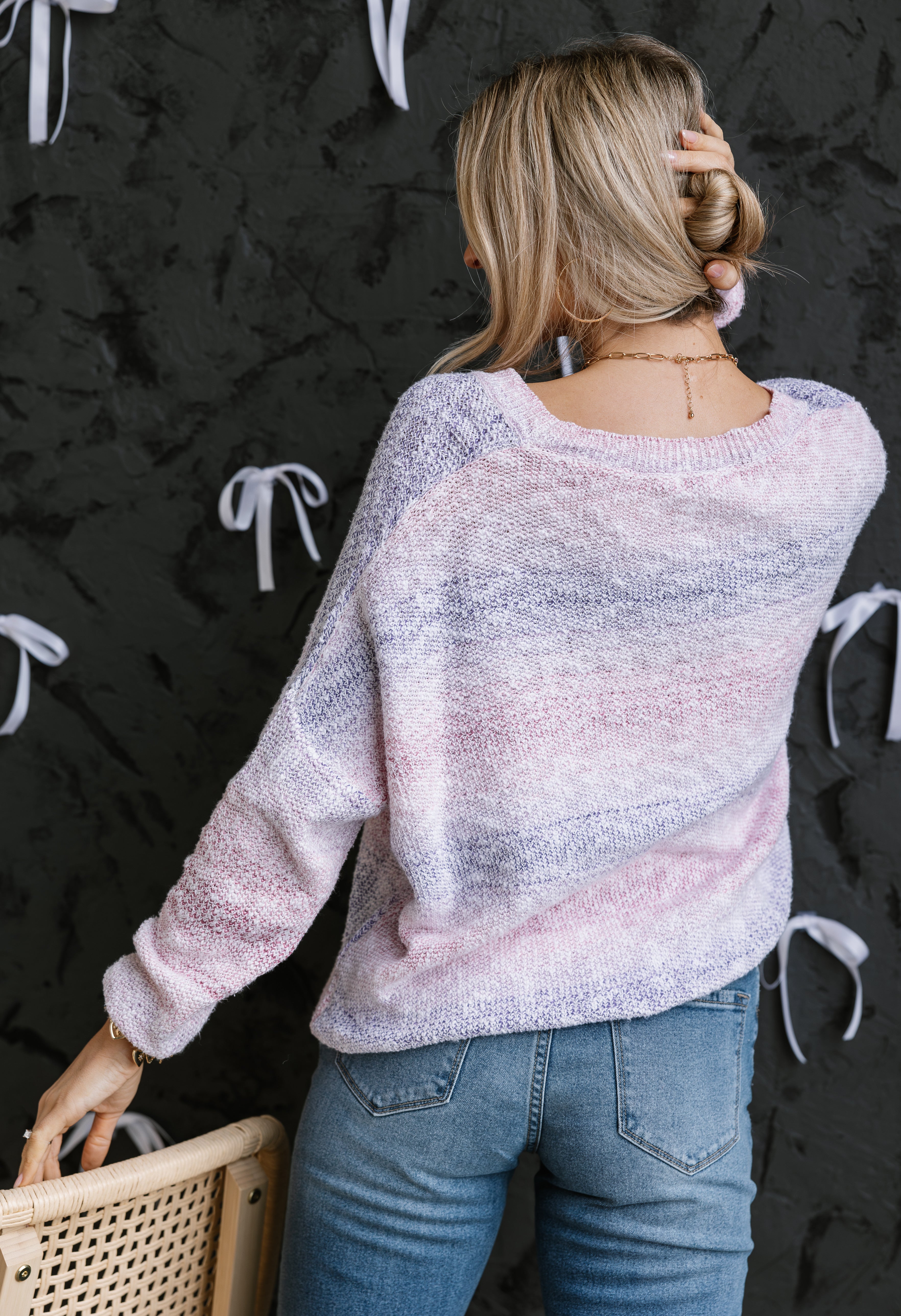 Sour Candy Sweater - MAUVE - willows clothing SWEATER