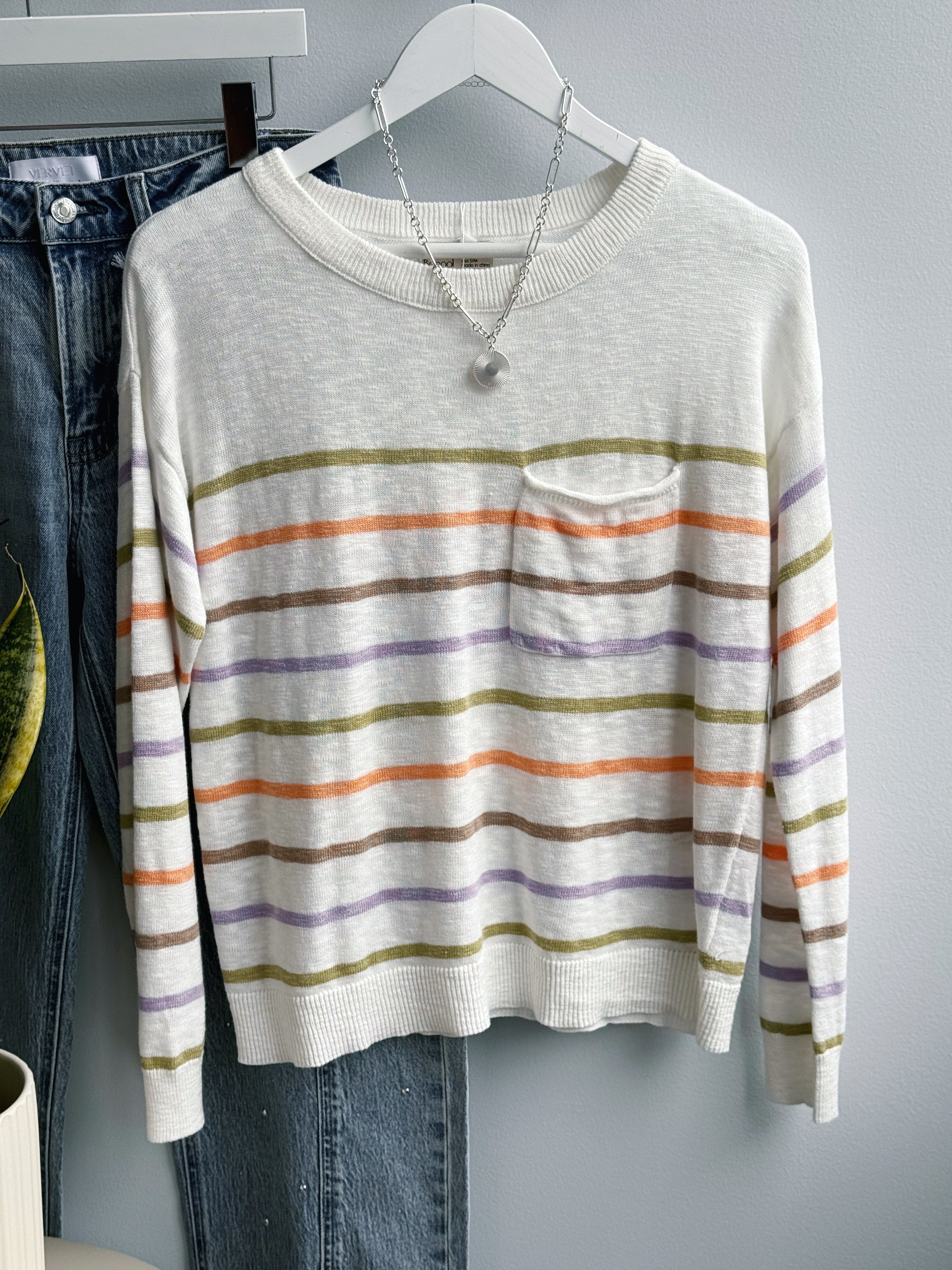 Spring Sweater - TANGERINE - willows clothing SWEATER