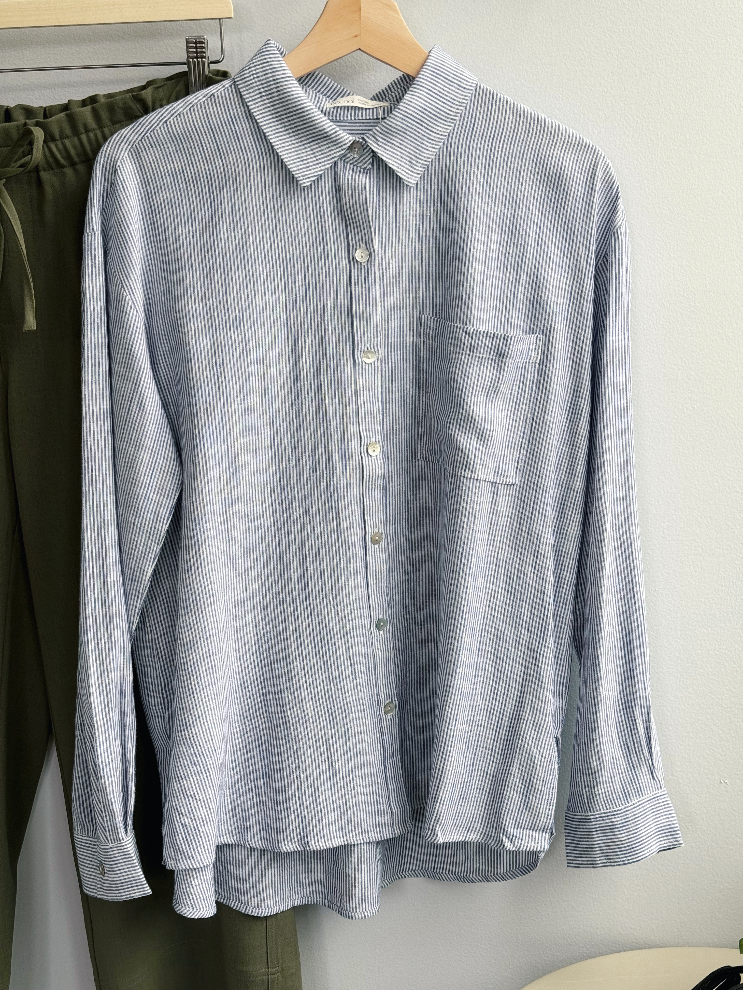 Stanton Shirt - INDIGO - willows clothing L/S SHIRT