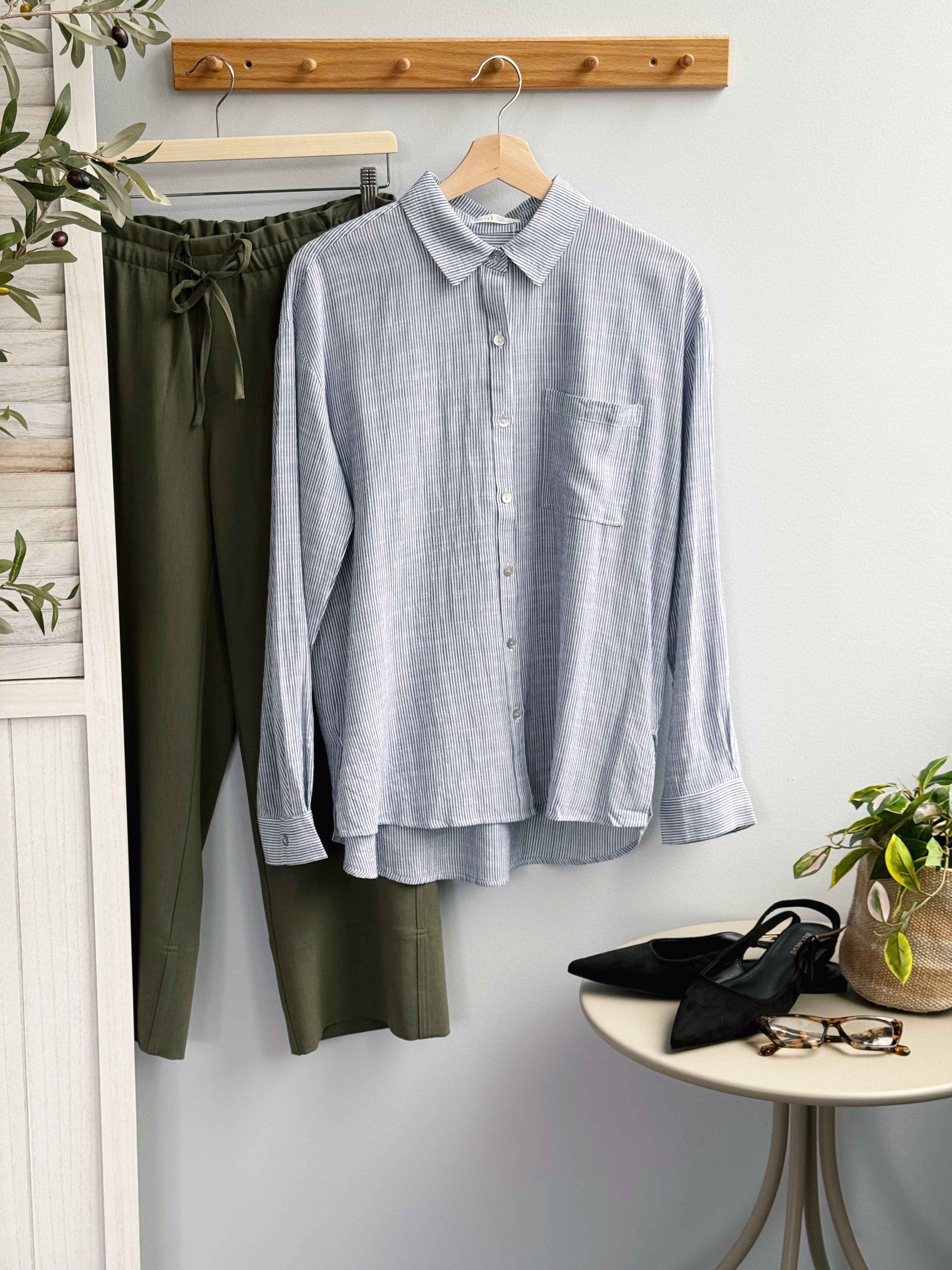 Stanton Shirt - INDIGO - willows clothing L/S SHIRT