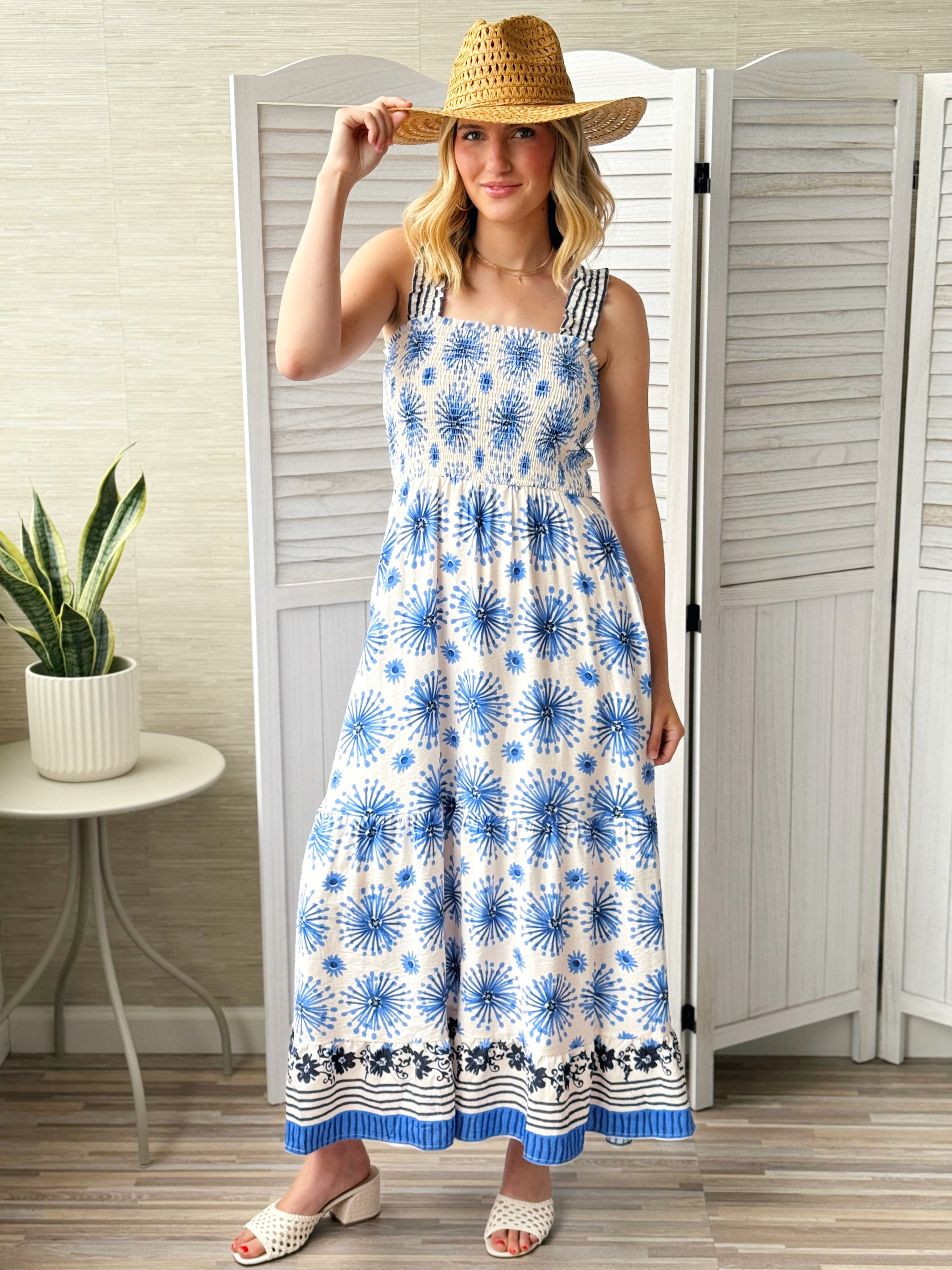 Starburst Dress - WHITE - willows clothing Long Dress