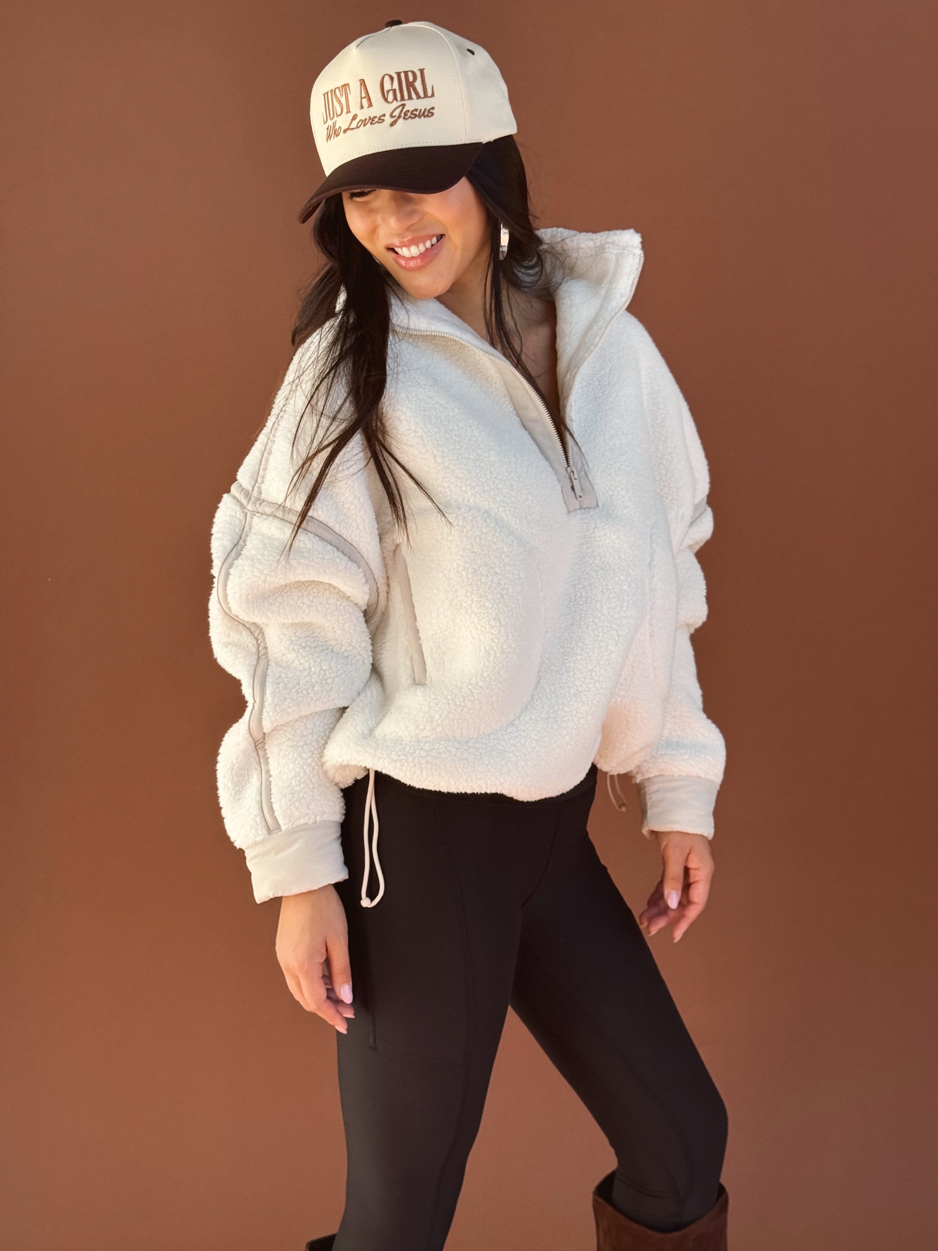 Stargazer Jacket - IVORY/BEIGE - willows clothing SWEATSHIRT