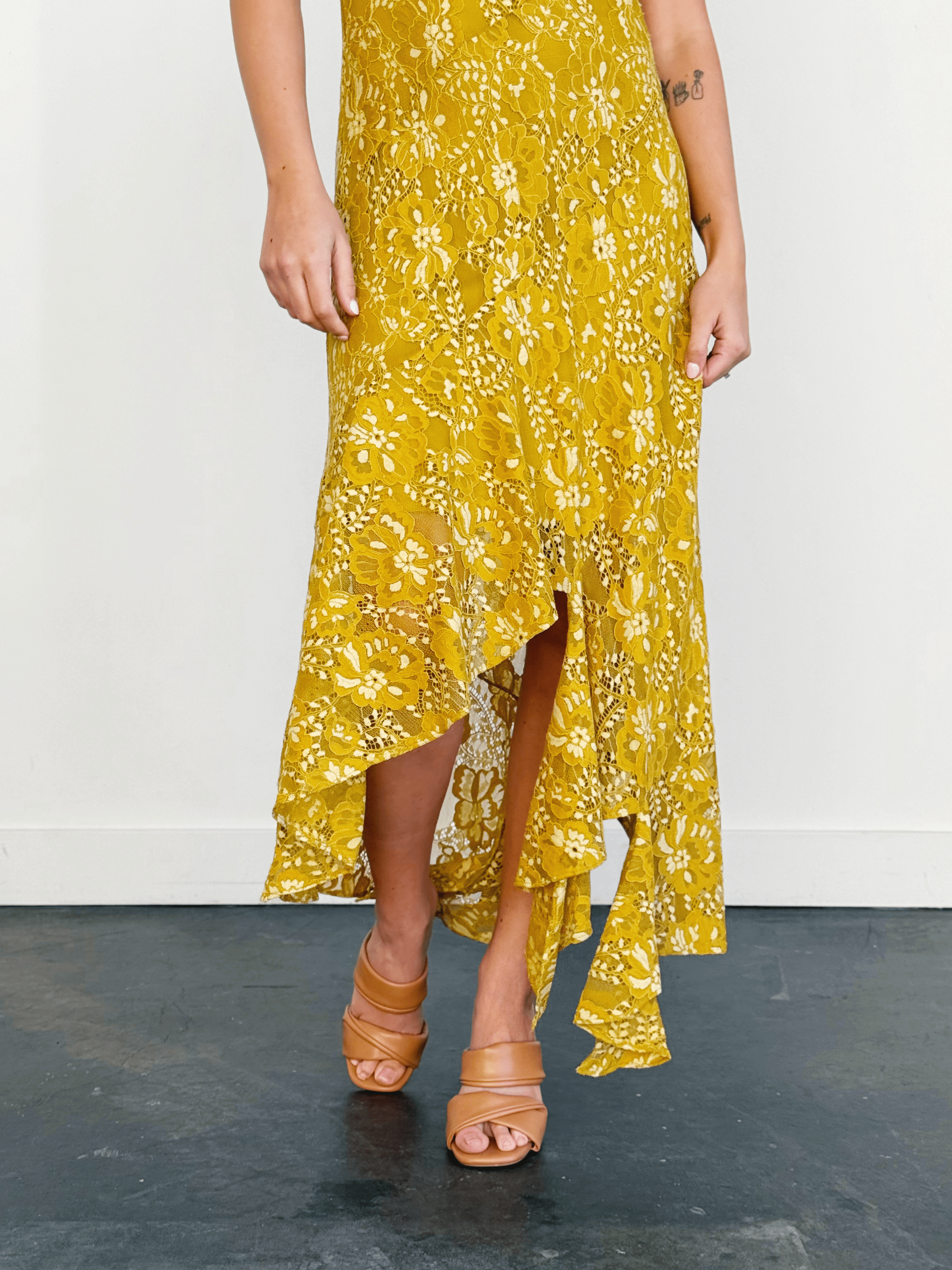 [STEVE MADDEN] Citrine Dress - OILSLICK - willows clothing MIDI DRESS