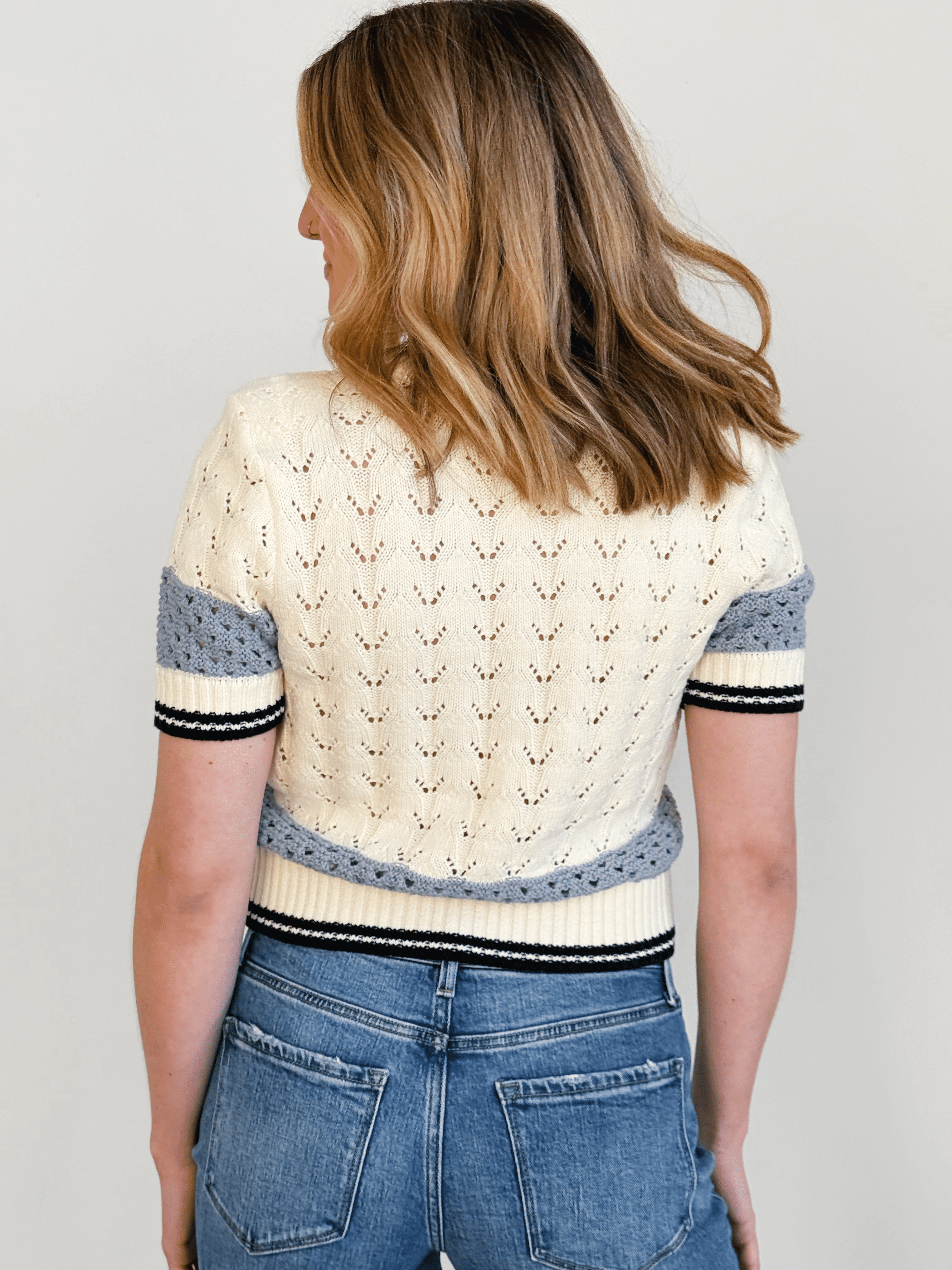 [STEVE MADDEN] Fiona Cardigan - BLUE - willows clothing Cardigan