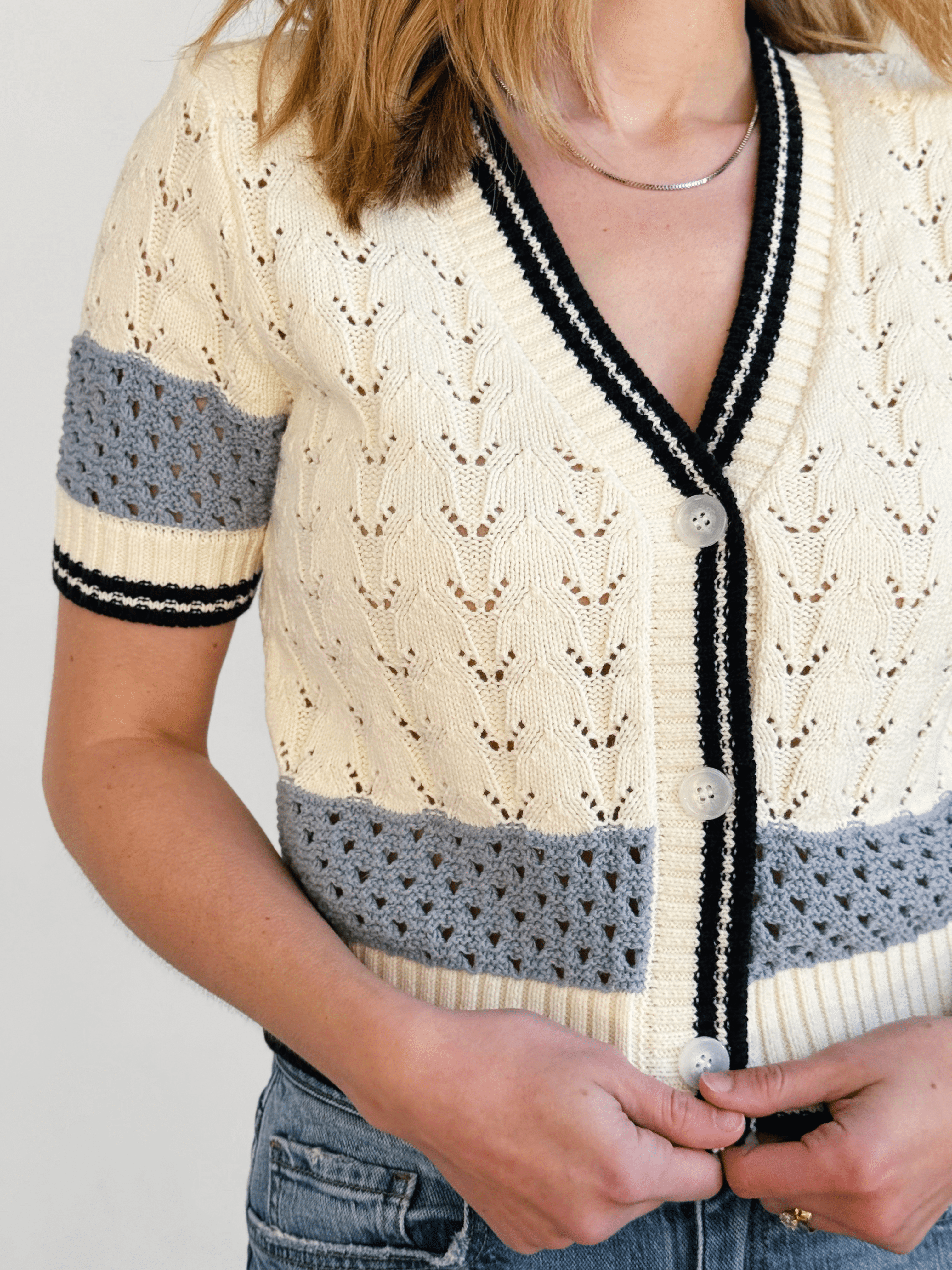 [STEVE MADDEN] Fiona Cardigan - BLUE - willows clothing Cardigan