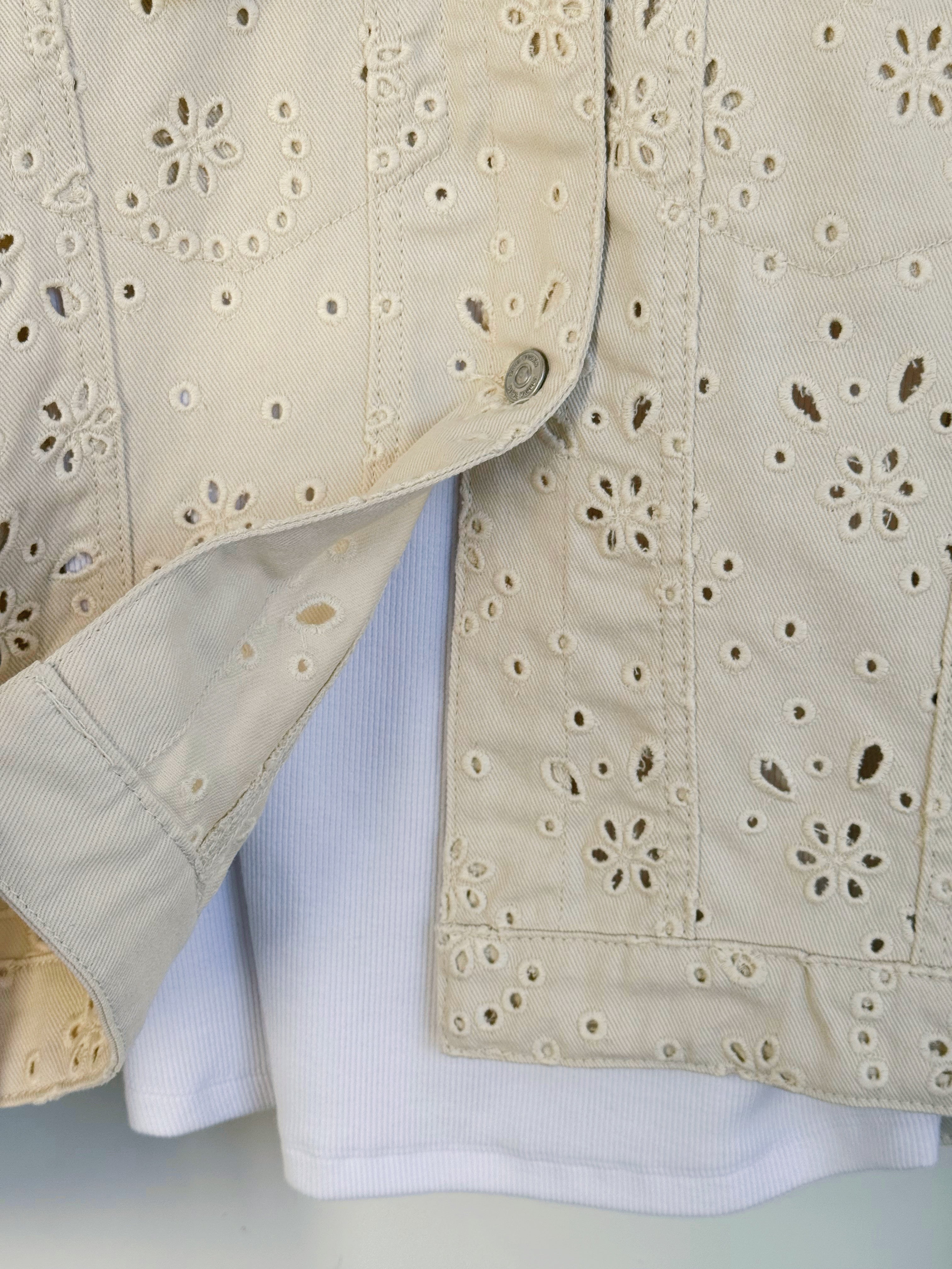 [STEVE MADDEN] Henrietta Denim Jacket - SEA MIST - willows clothing JACKET