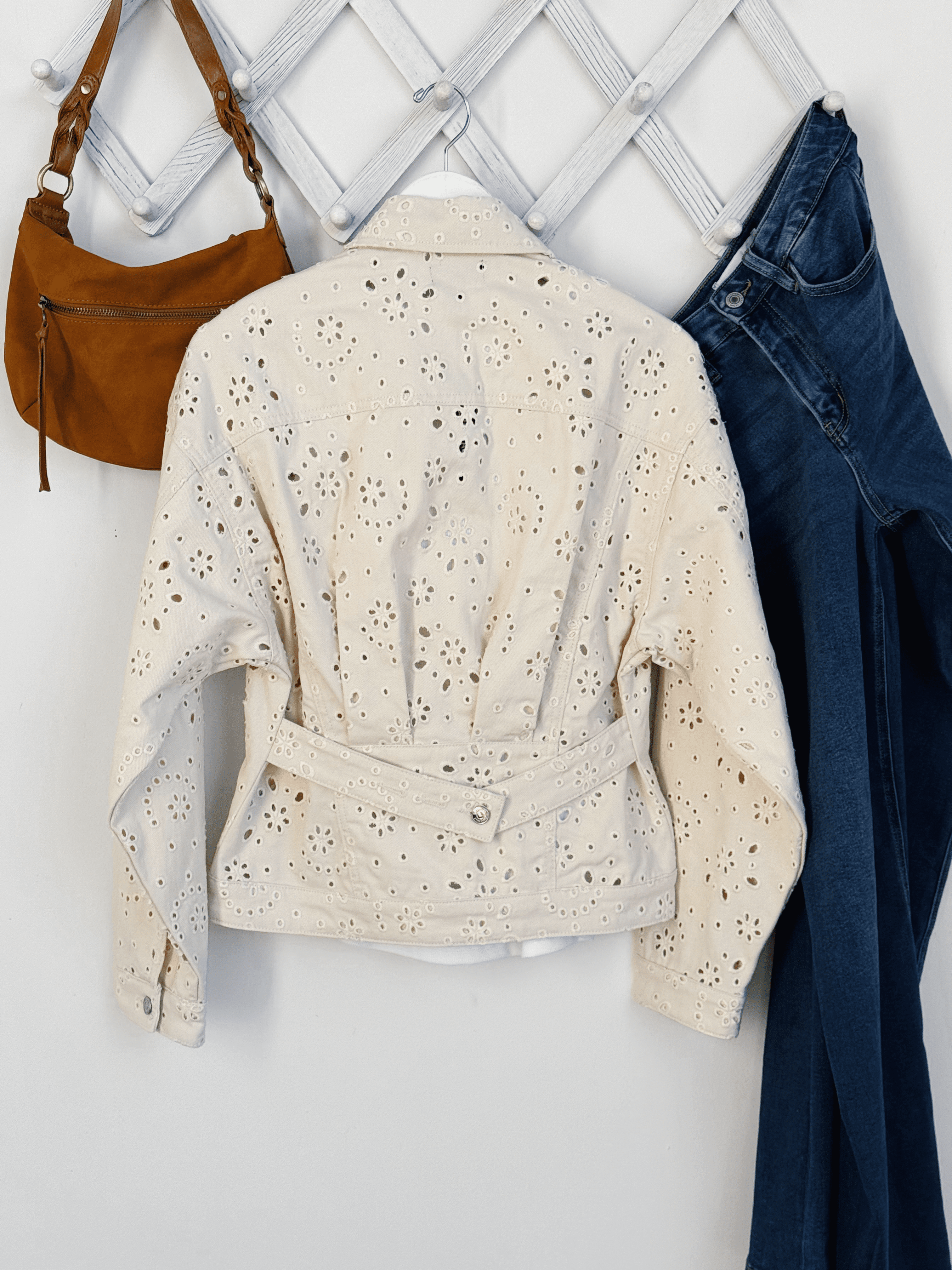 [STEVE MADDEN] Henrietta Denim Jacket - SEA MIST - willows clothing JACKET