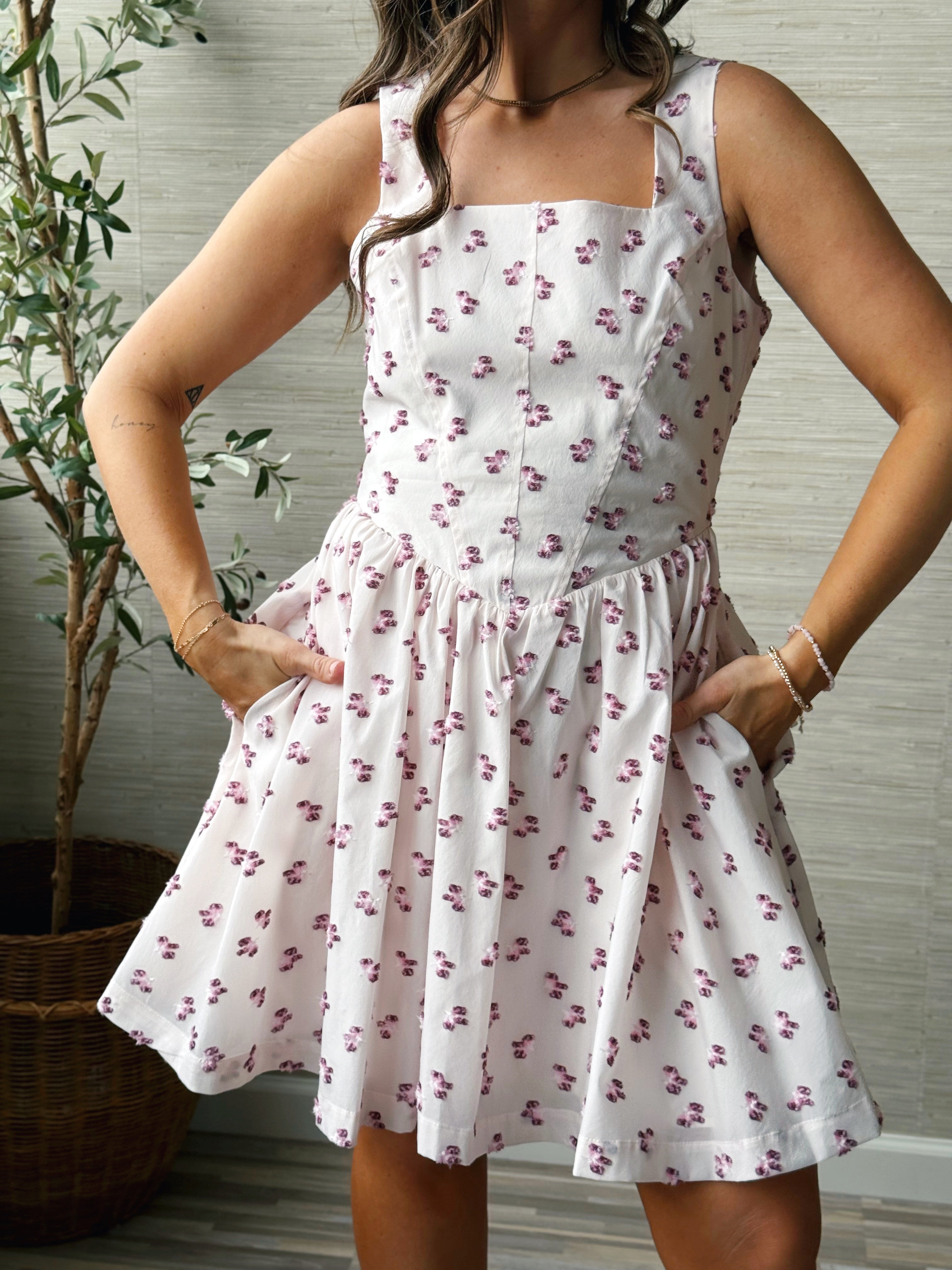 [STEVE MADDEN] Lidia Dress - PETAL (LPNK PETL) - willows clothing SHORT DRESS