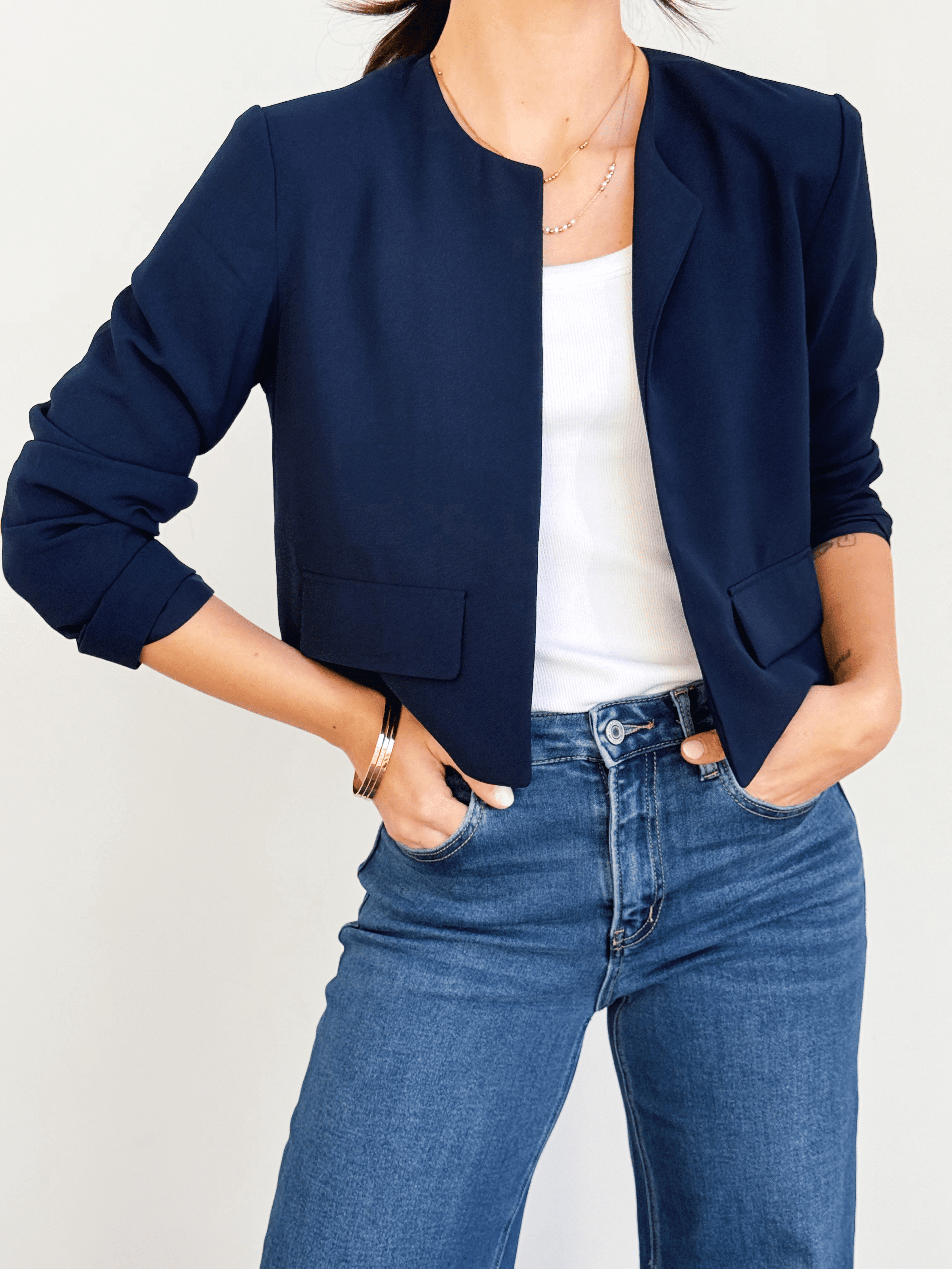 [STEVE MADDEN] Nea Blazer - MARINE - willows clothing BLAZER