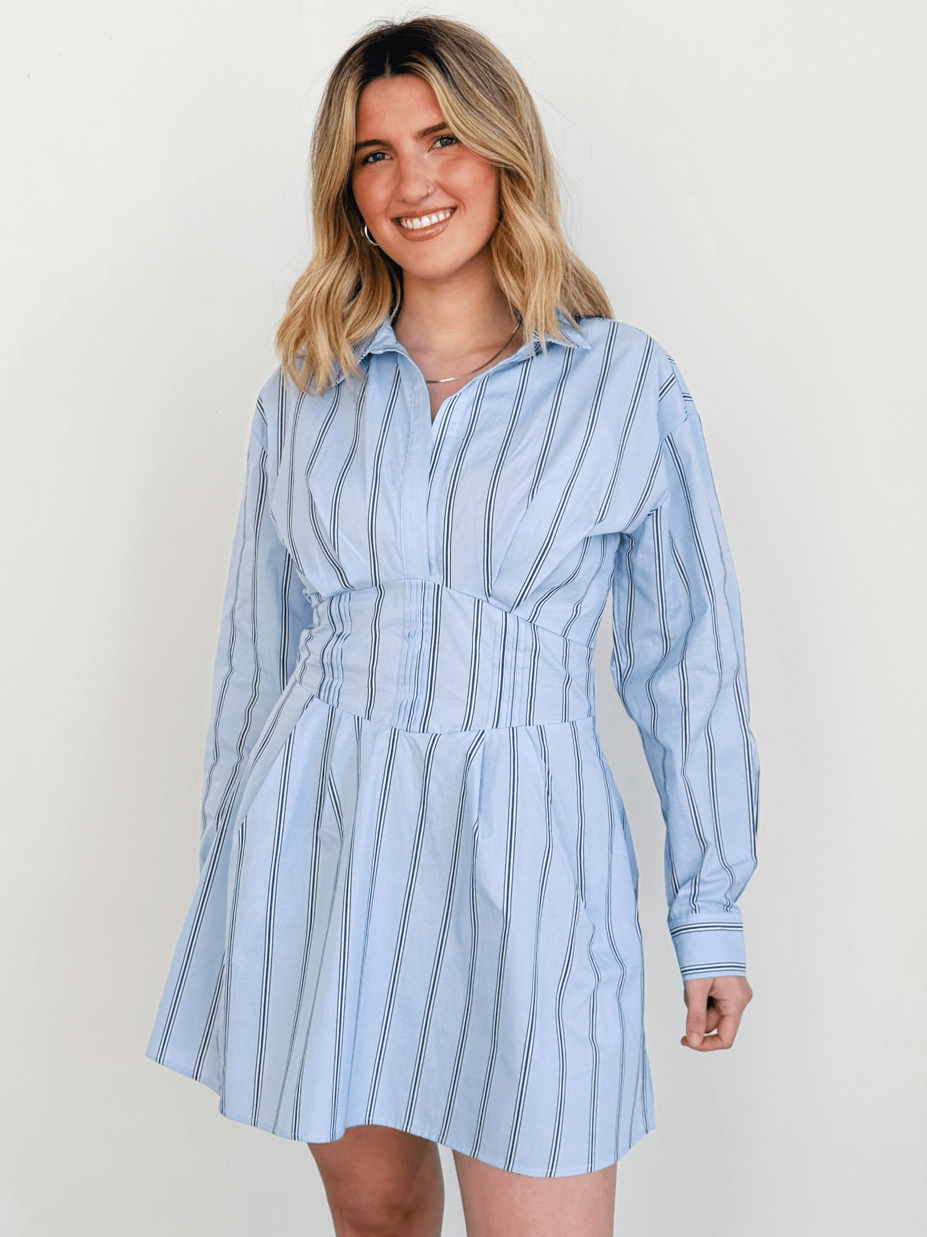 [STEVE MADDEN] Vivi Mini Dress - ESTATE BLUE - willows clothing SHORT DRESS