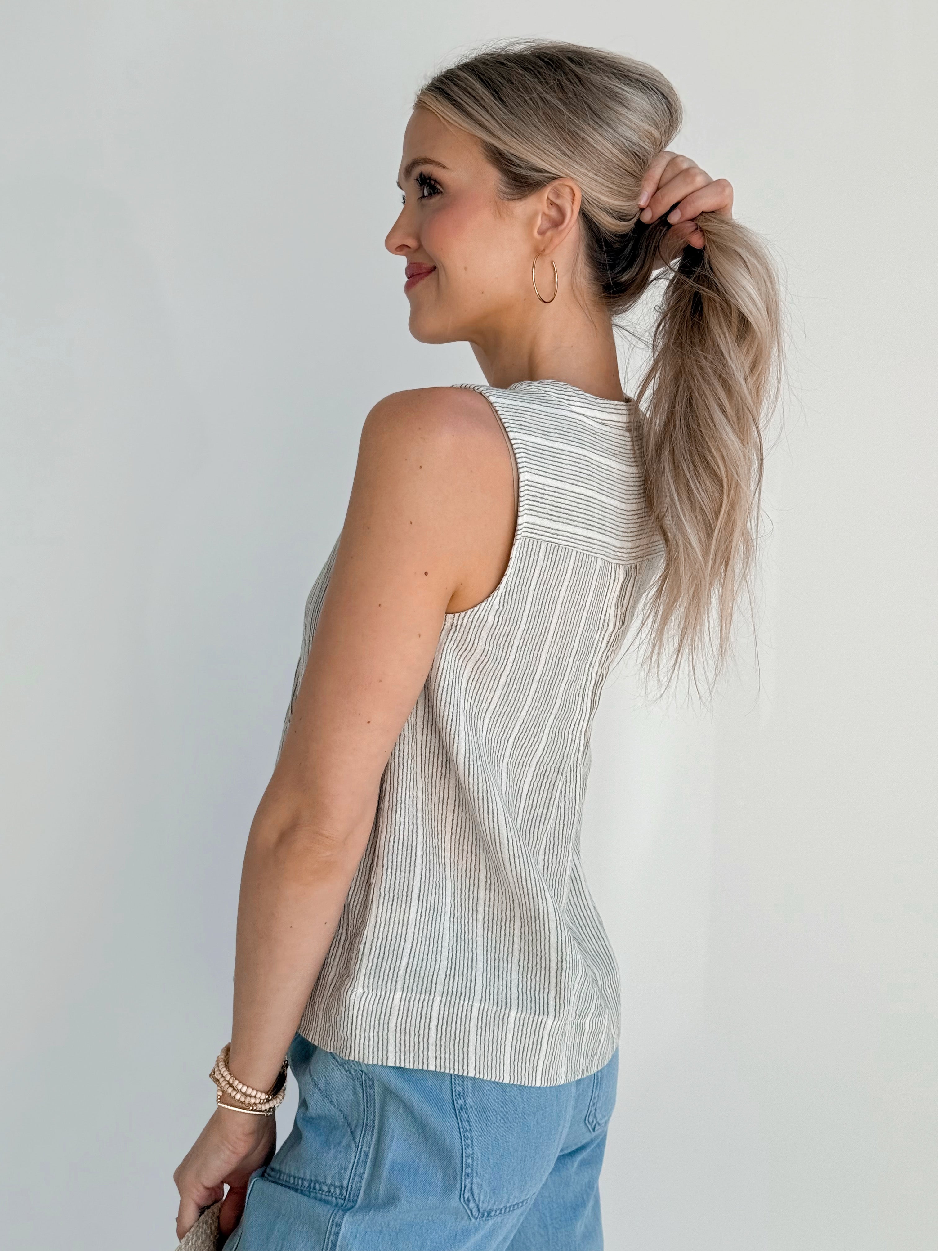 Still Water Tank - SAGE - willows clothing TANK