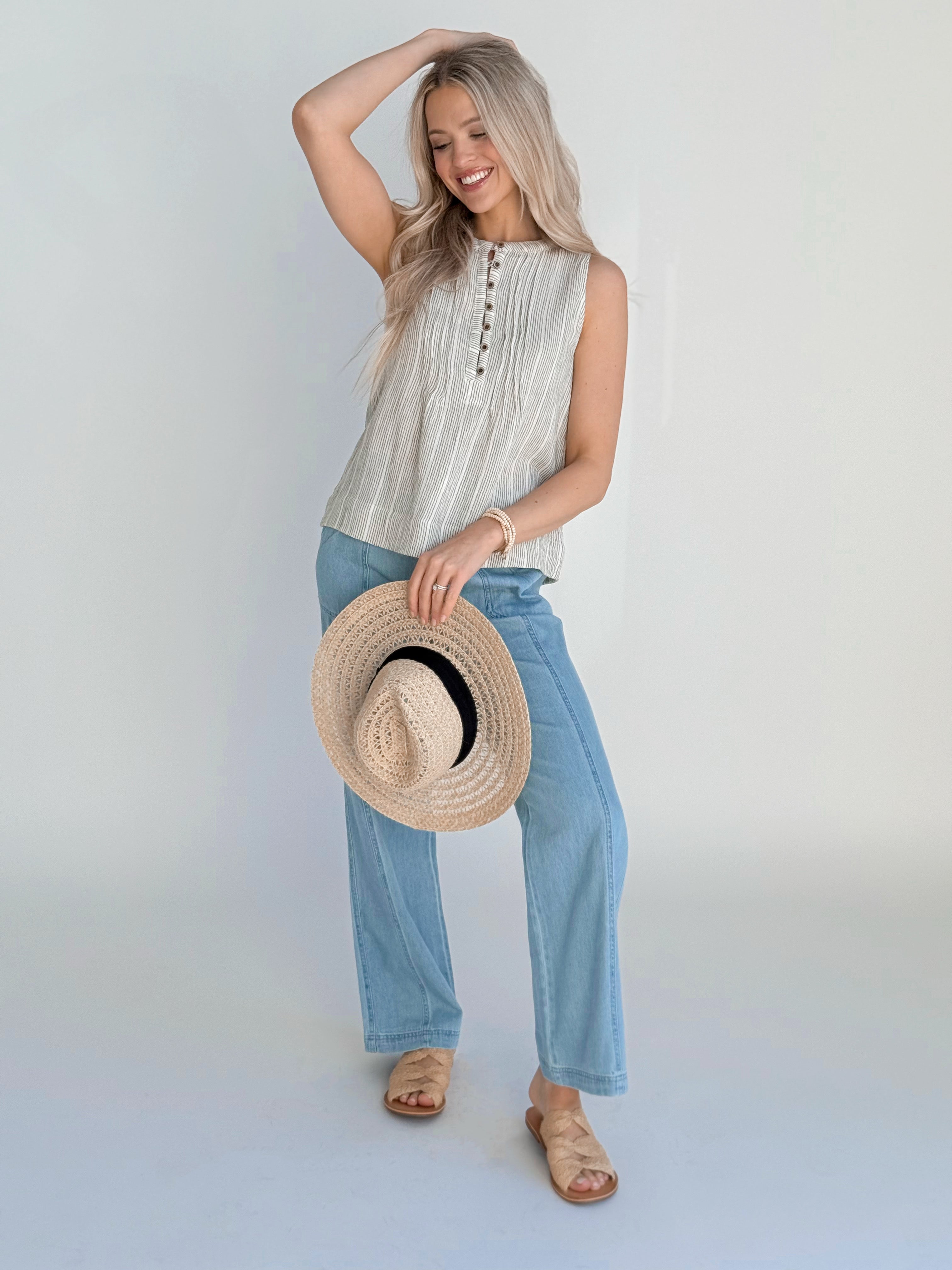 Still Water Tank - SAGE - willows clothing TANK