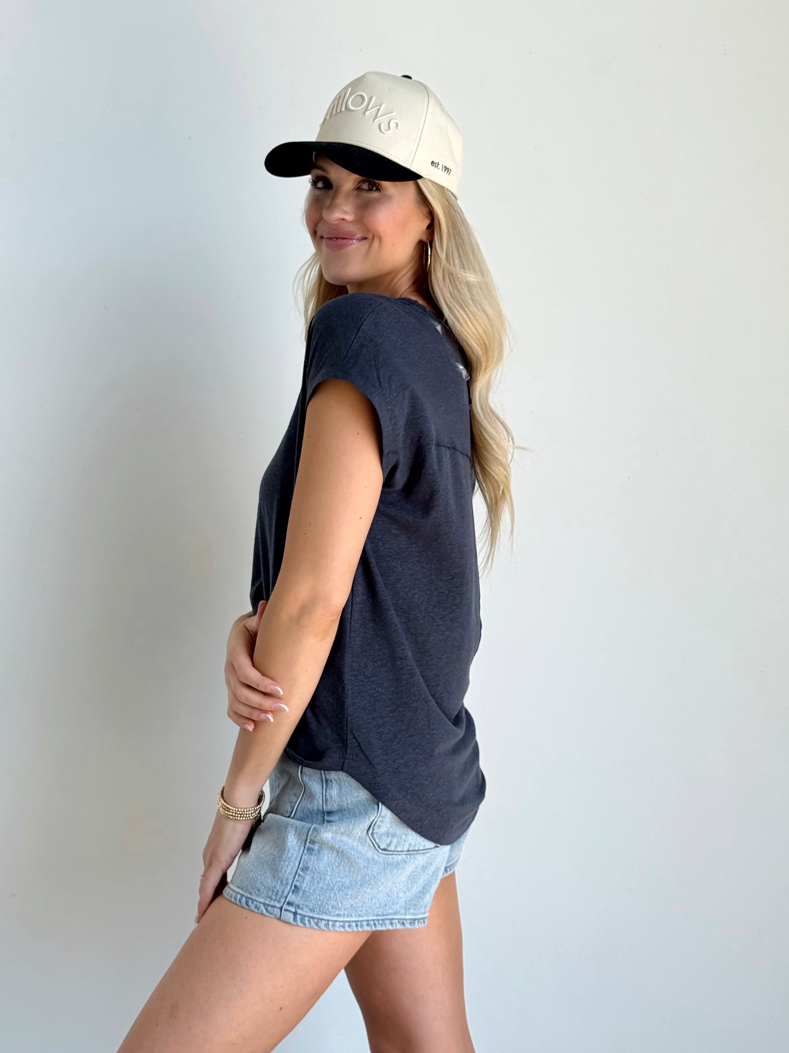 Summit Tee - CHARCOAL - willows clothing S/S SHIRT