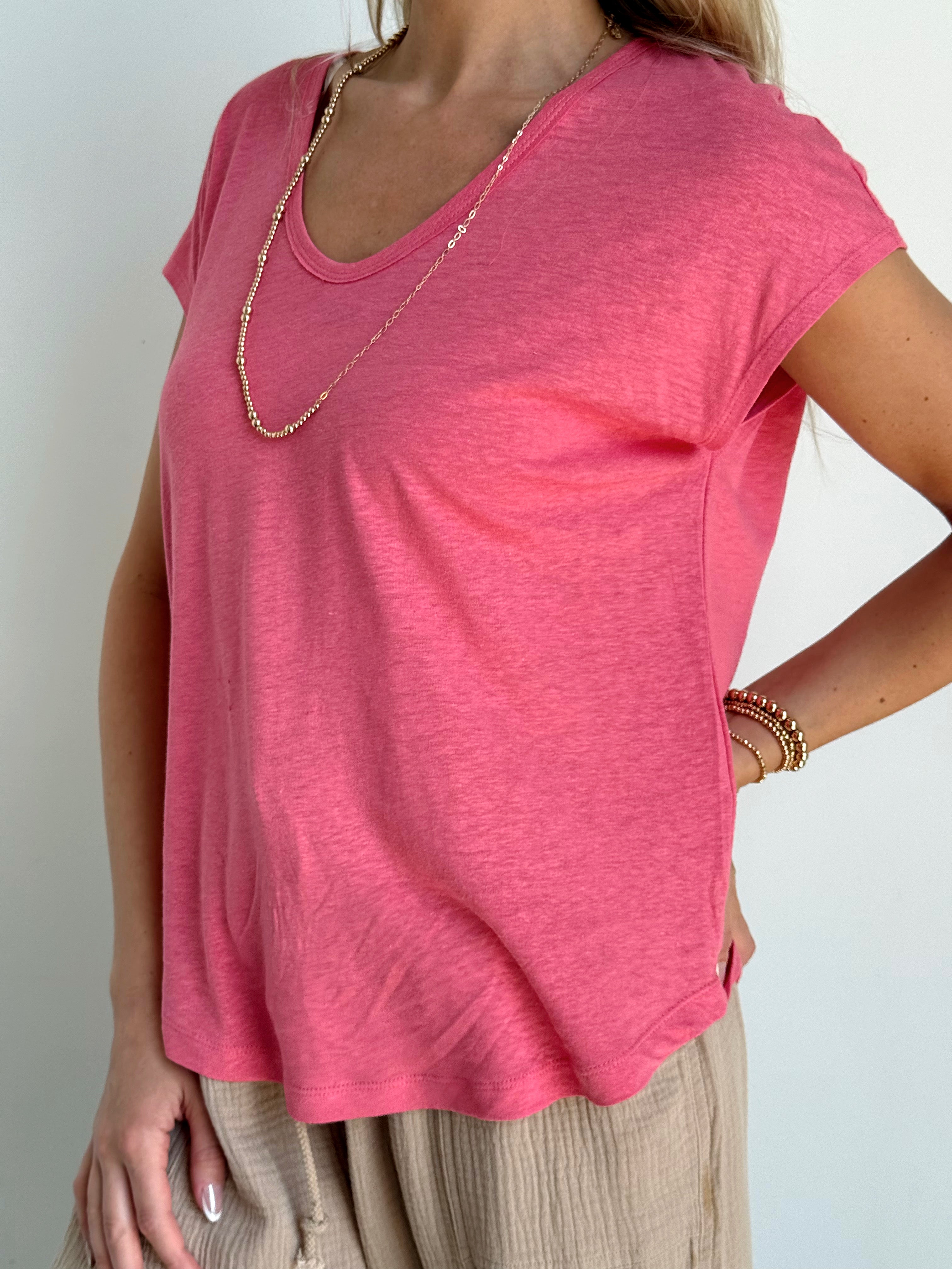 Summit Tee - GUAVA PUNCH - willows clothing S/S SHIRT