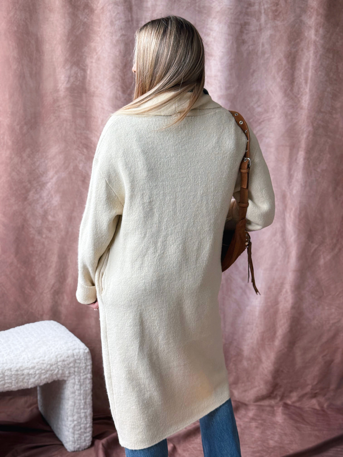 Sunday Market Cardigan - ALPACA - willows clothing Cardigan