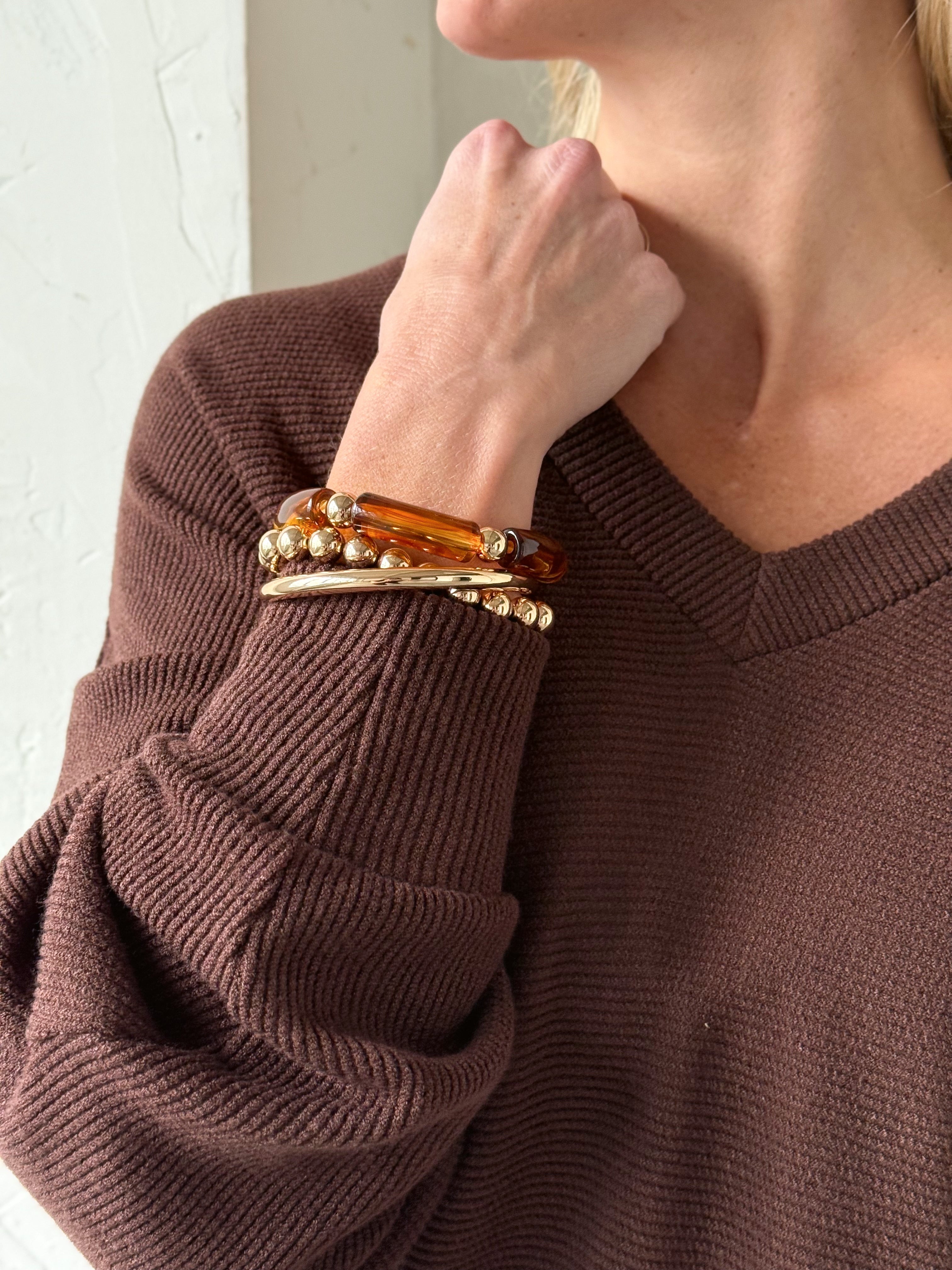 Sundown Bracelet Set - BROWN - willows clothing Bracelets