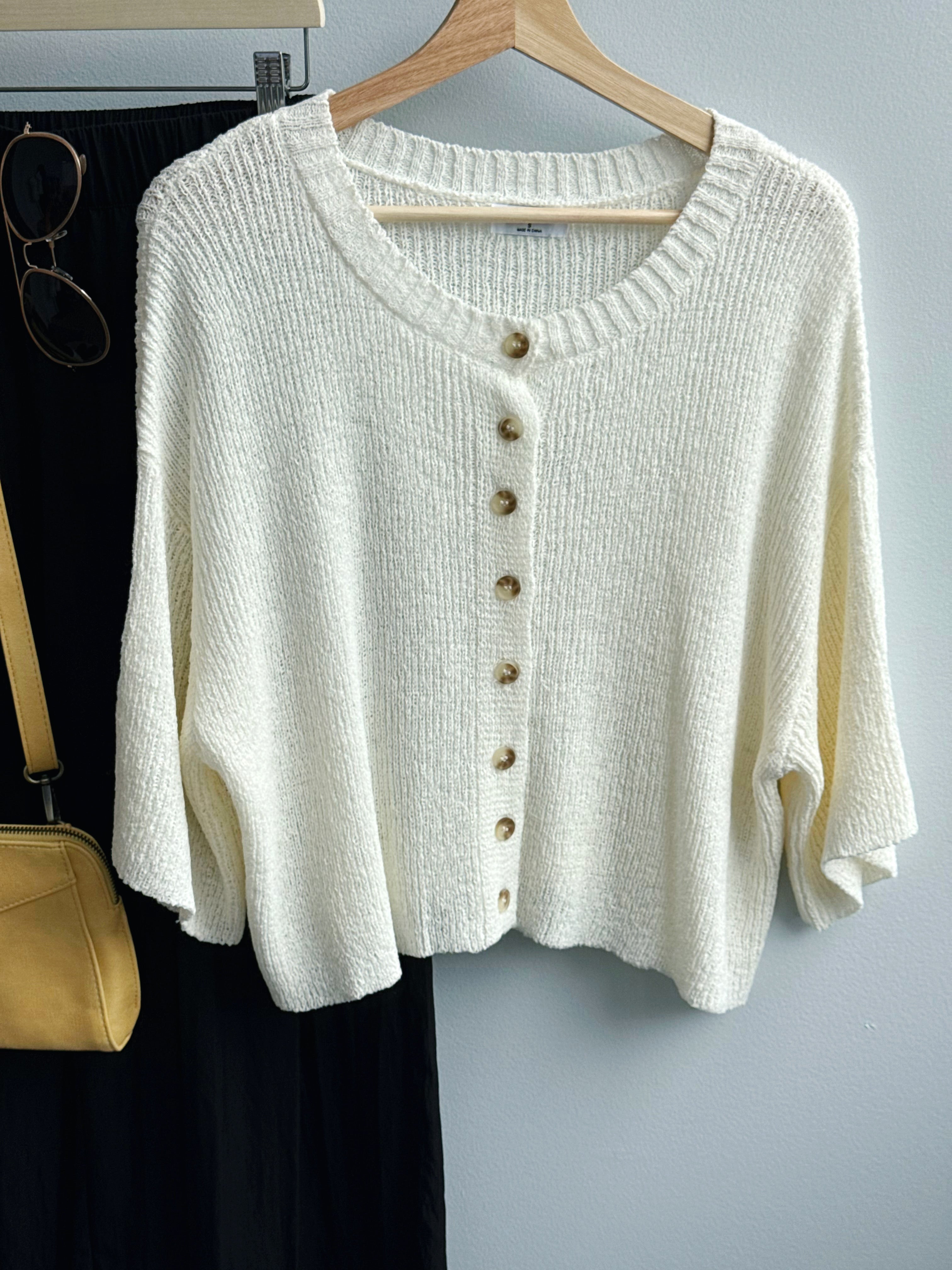 Sunny Cardigan - IVORY - willows clothing Cardigan