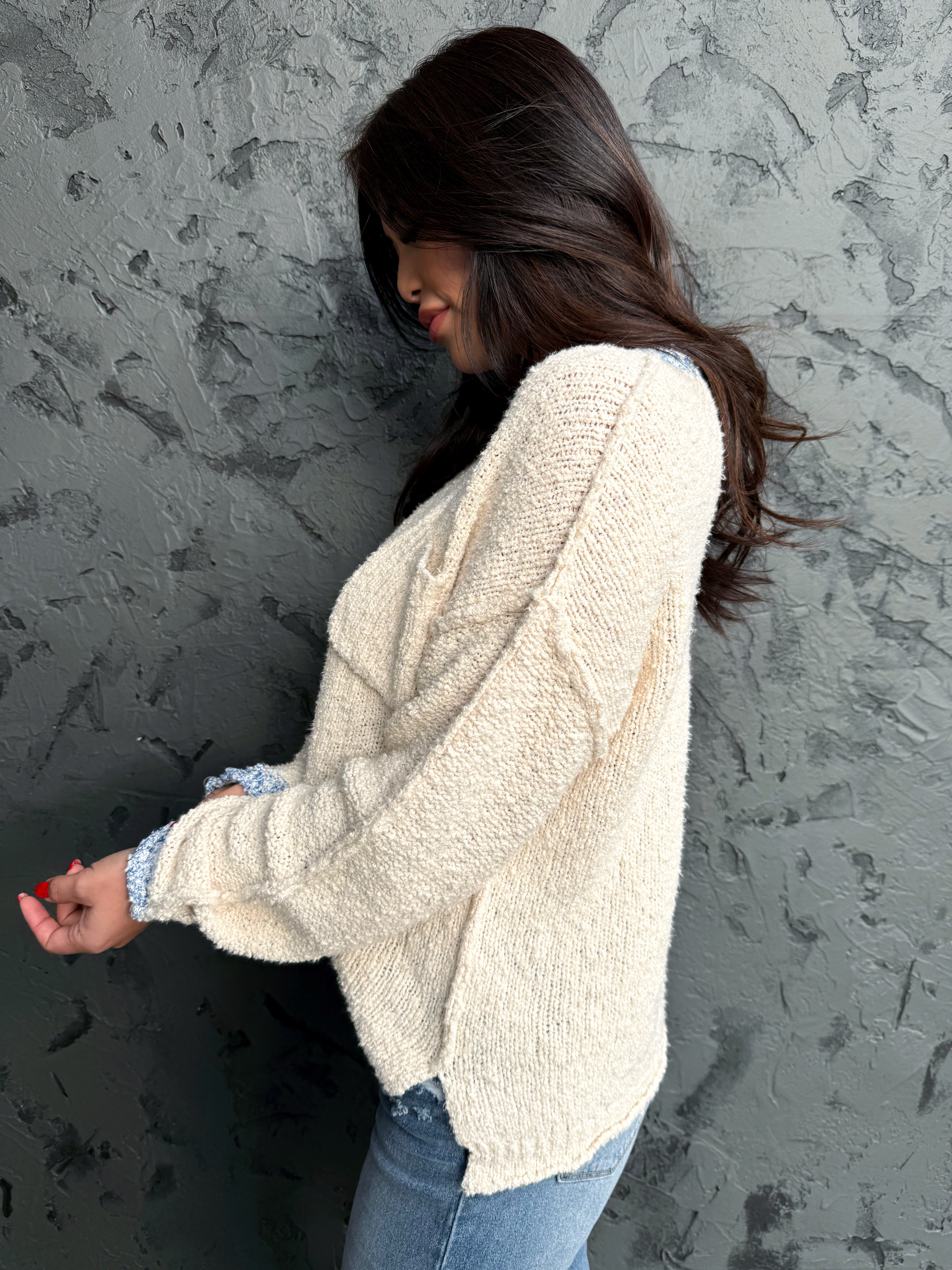 Sweet Dreams Sweater - CREAM - willows clothing SWEATER