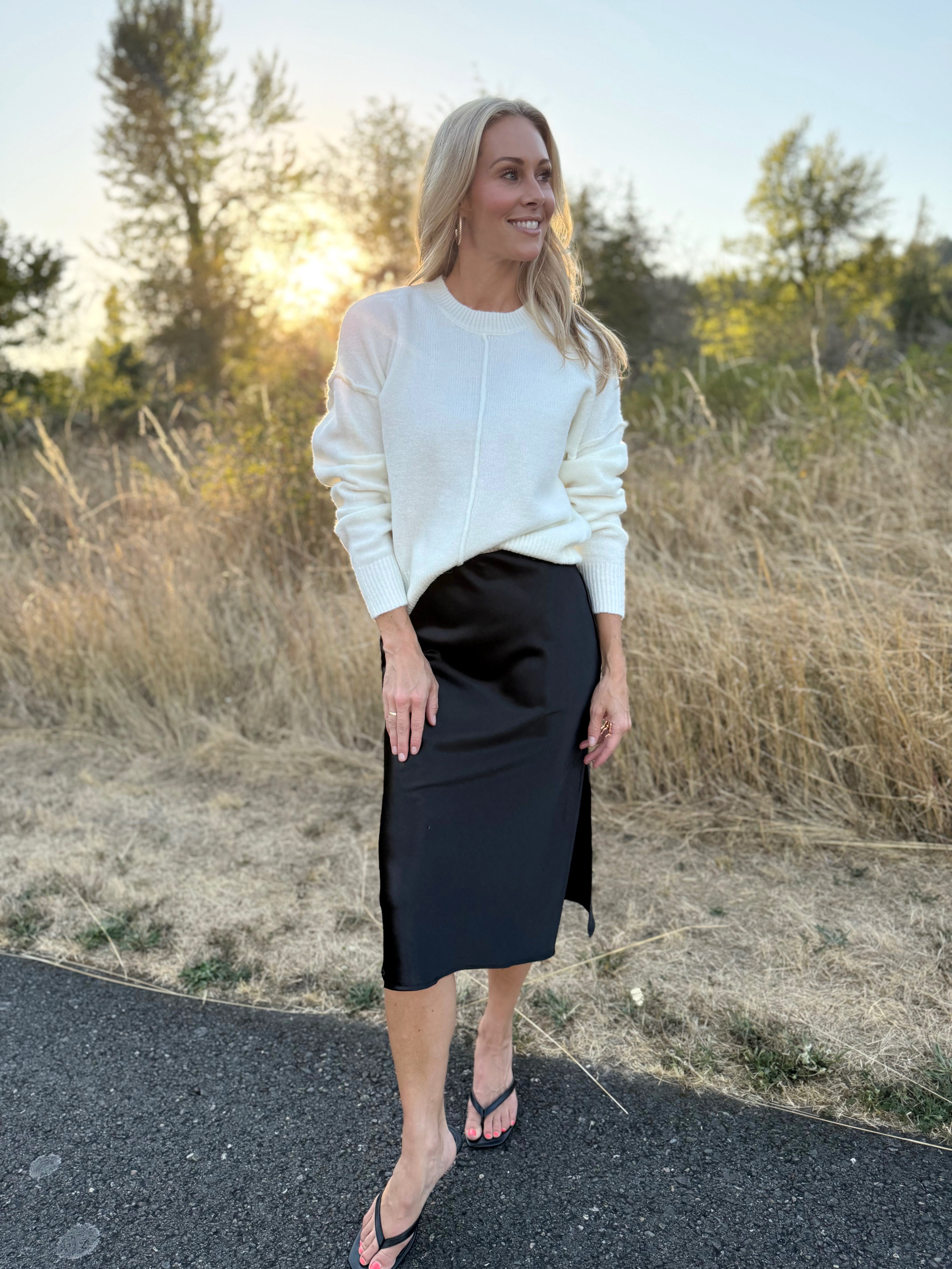 Sweet Treat Sweater - CREAM - willows clothing SWEATER