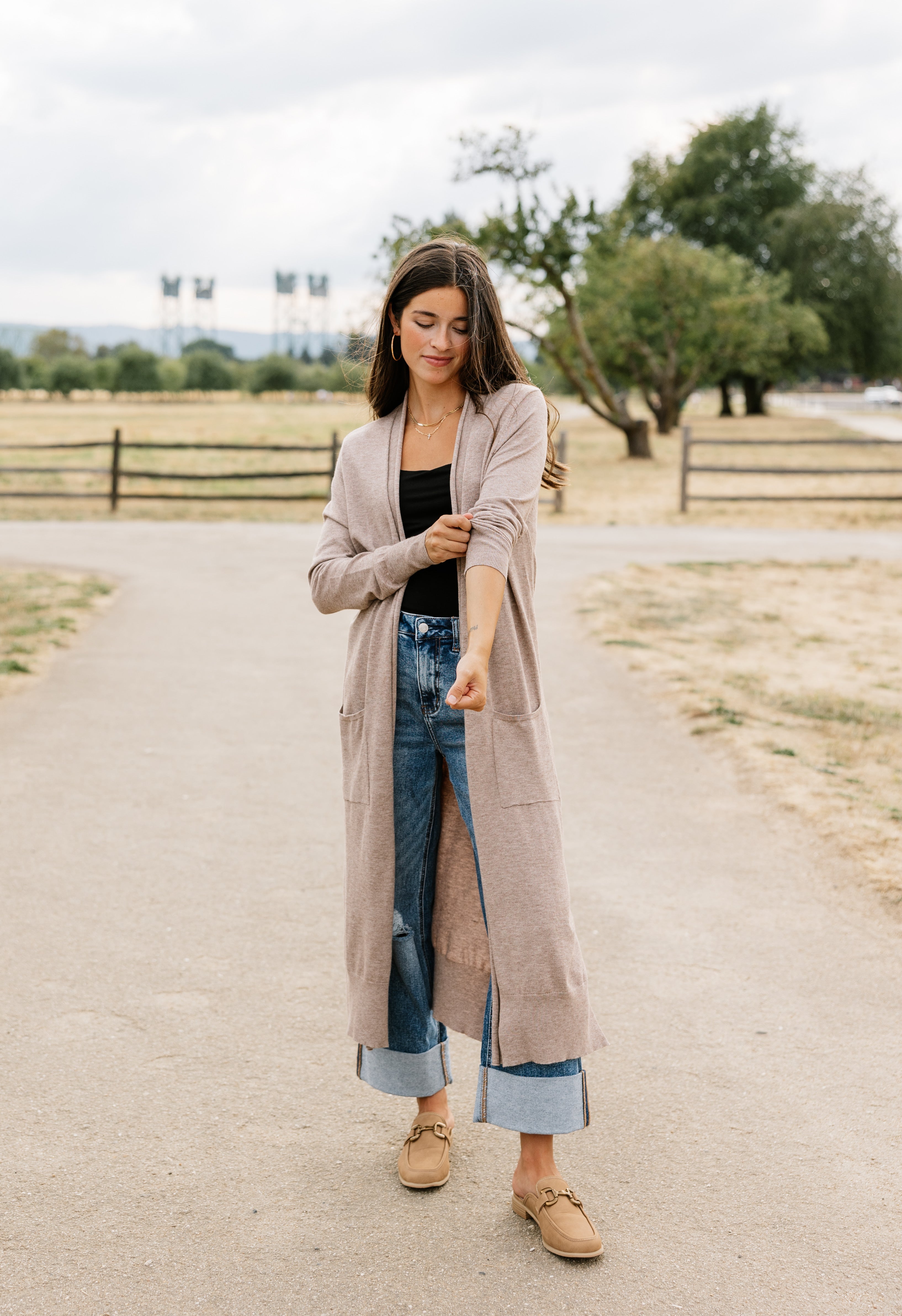 Talulla Cardigan - LATTE - willows clothing Cardigan