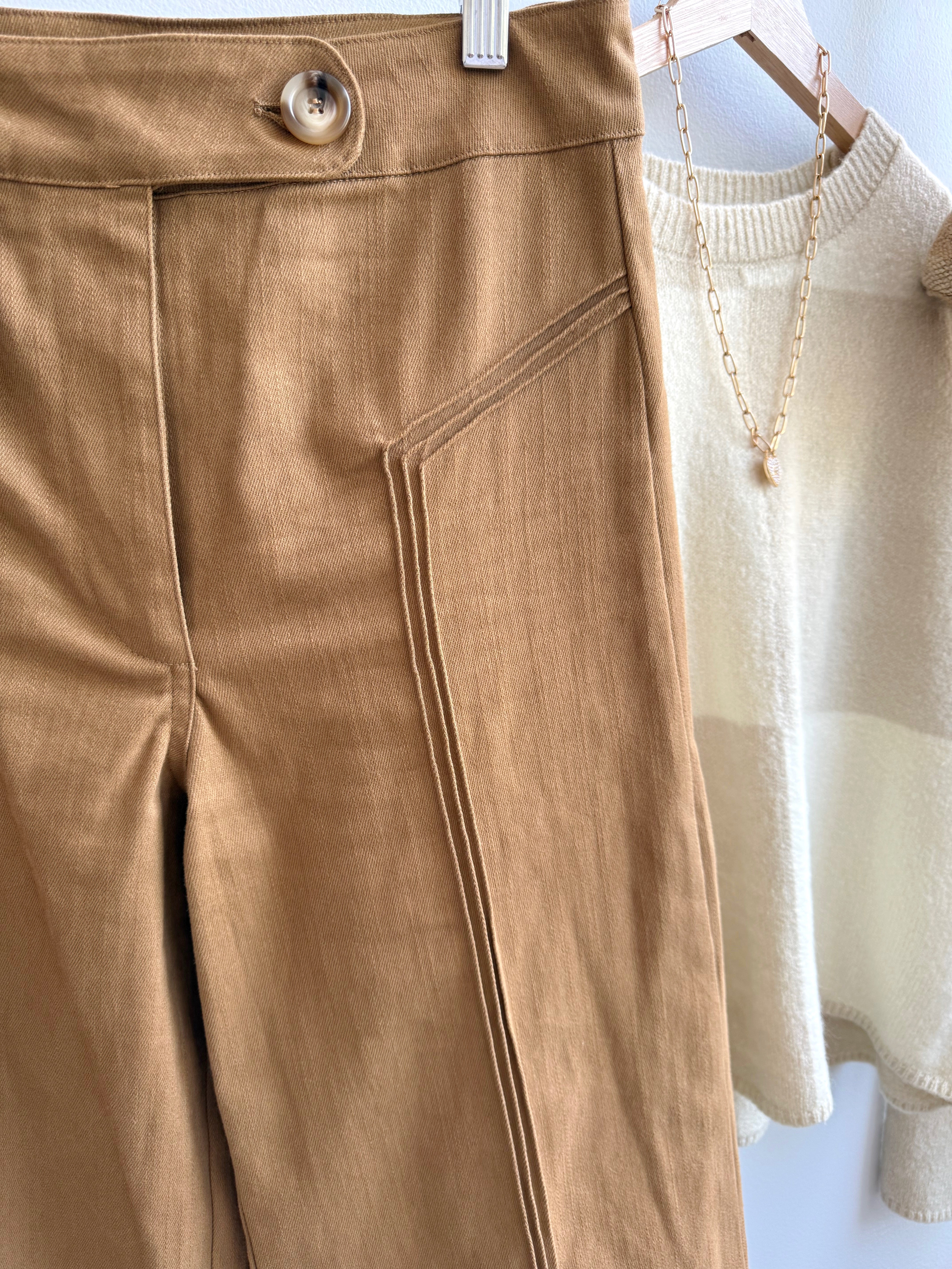 Tawny Jean - SAND - willows clothing FLARE