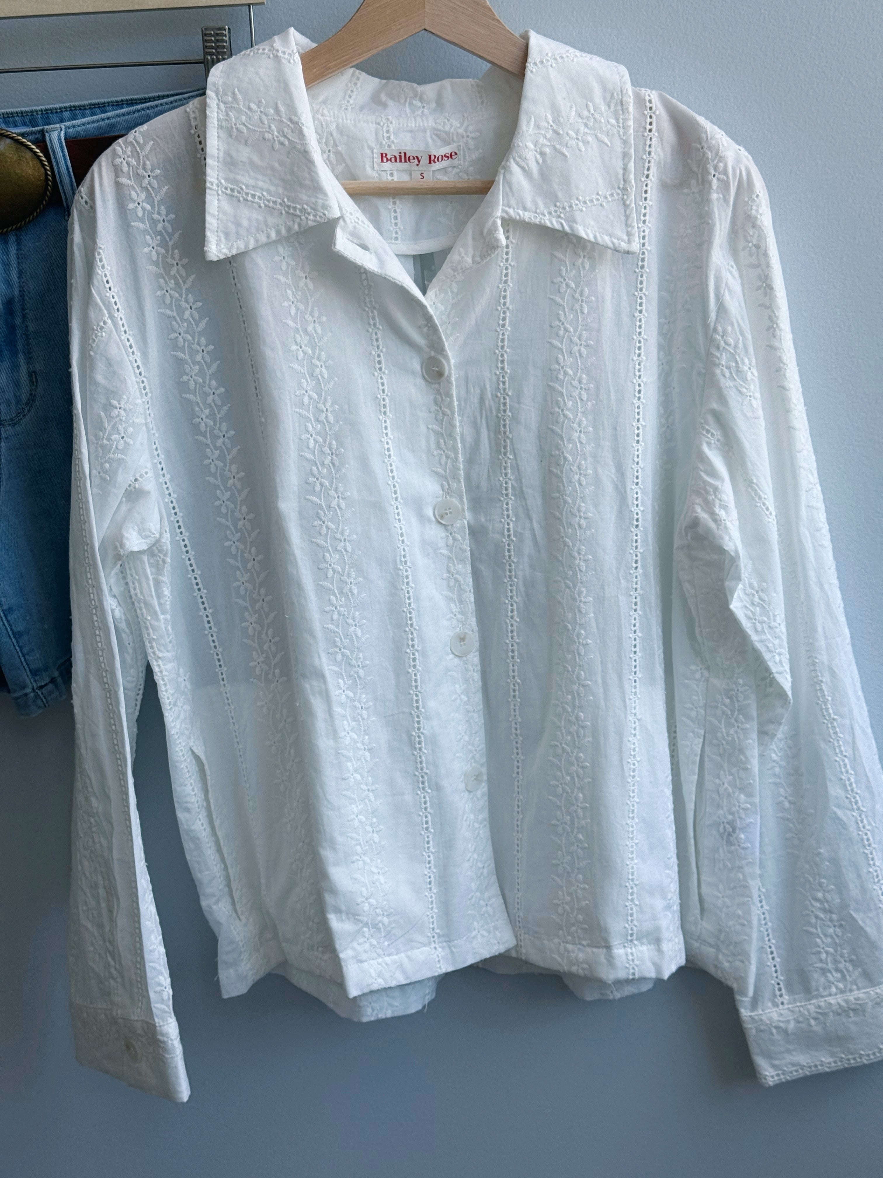 Taylor Shirt - CREAM - willows clothing L/S SHIRT