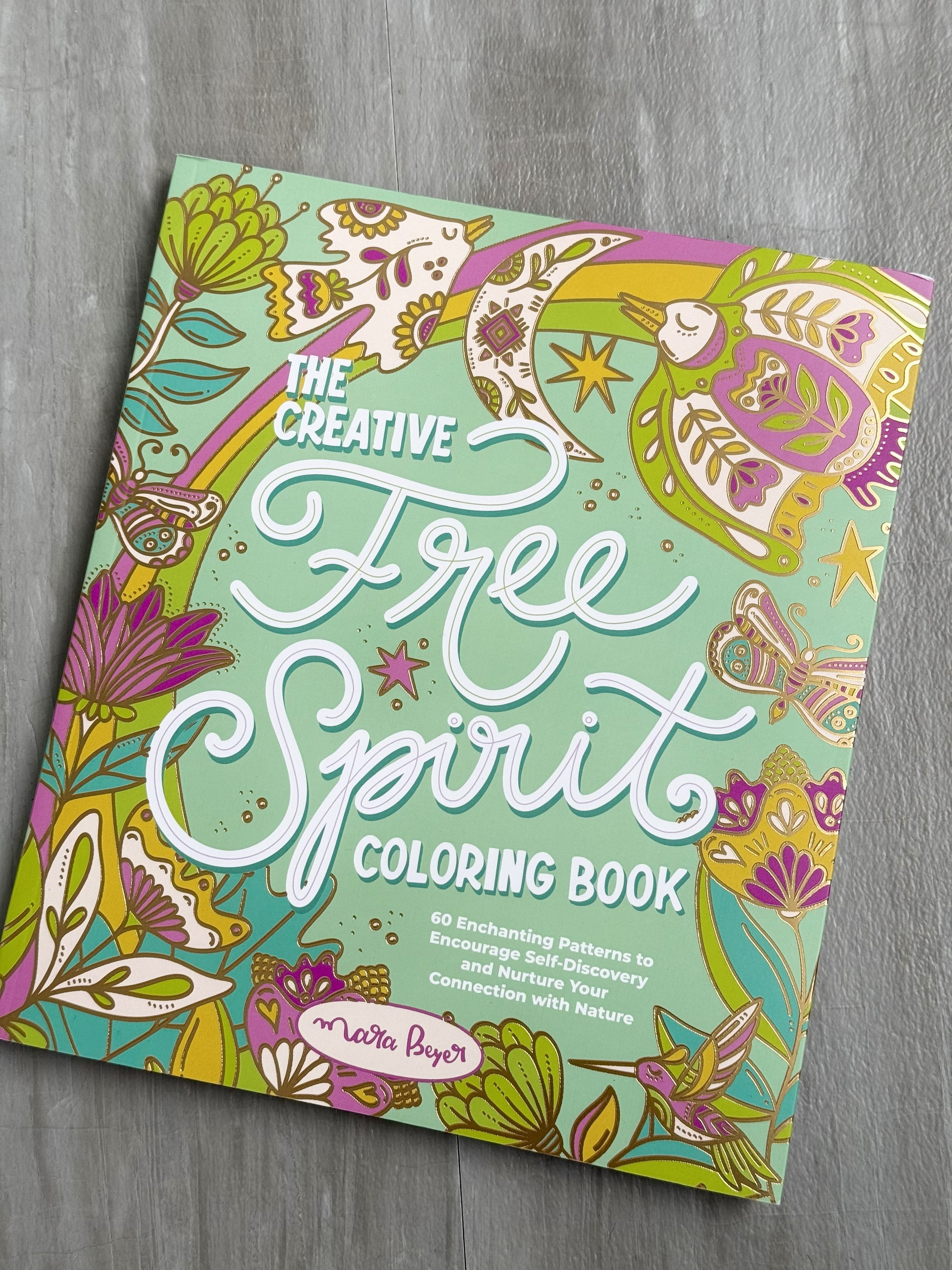 The Creative Free Spirit Coloring Book - willows clothing NOTEBOOKS