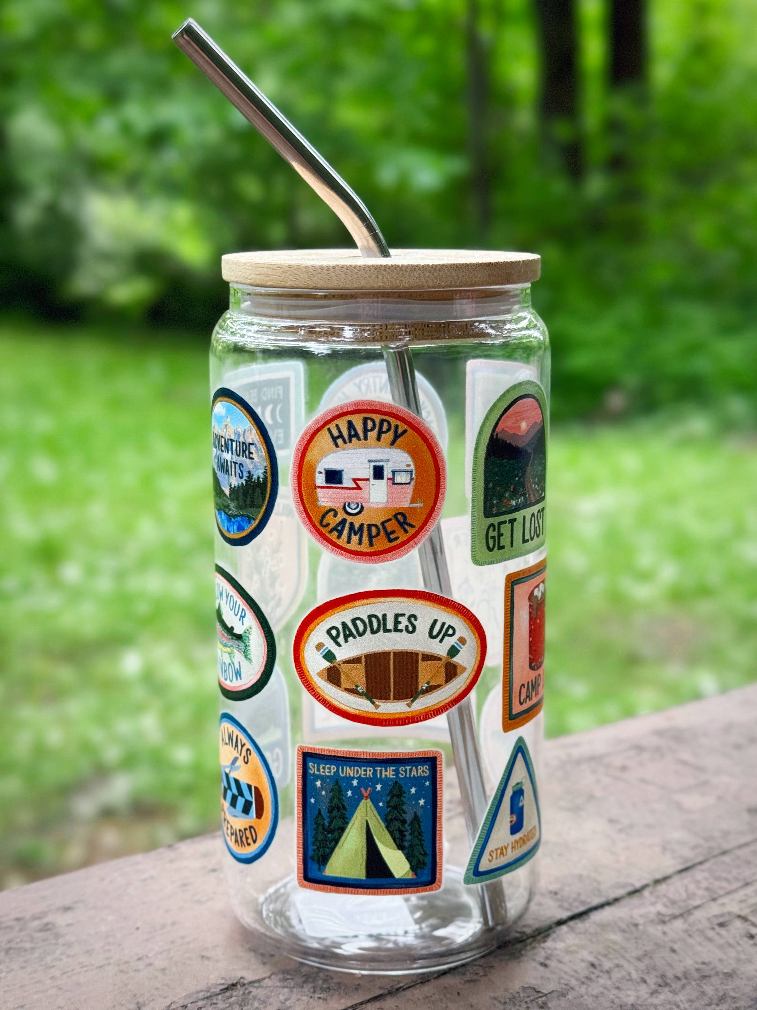 The Great Outdoors Glass Can - willows clothing Gifts