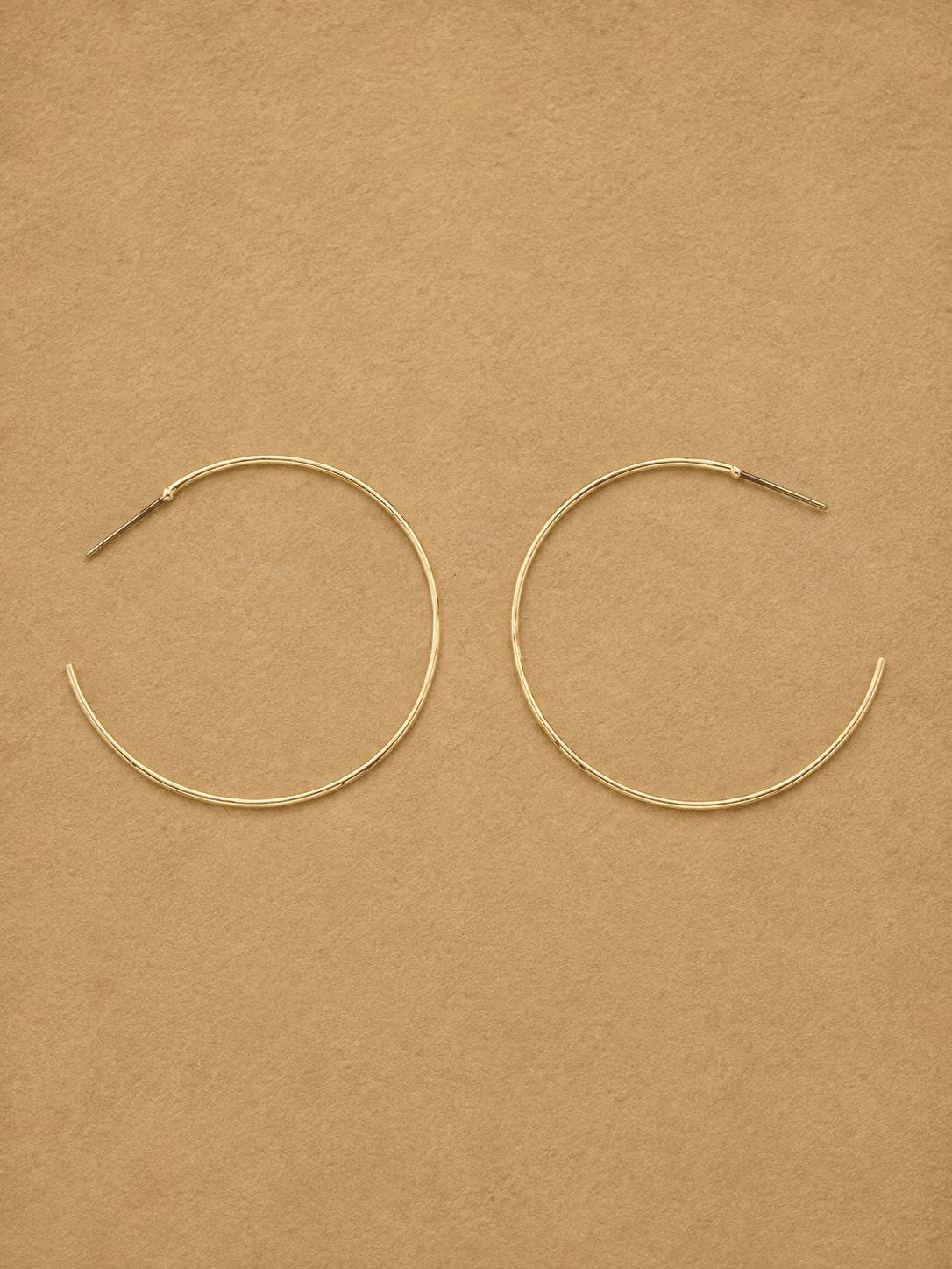 Thin Hoop Earring - GOLD - willows clothing EARRINGS