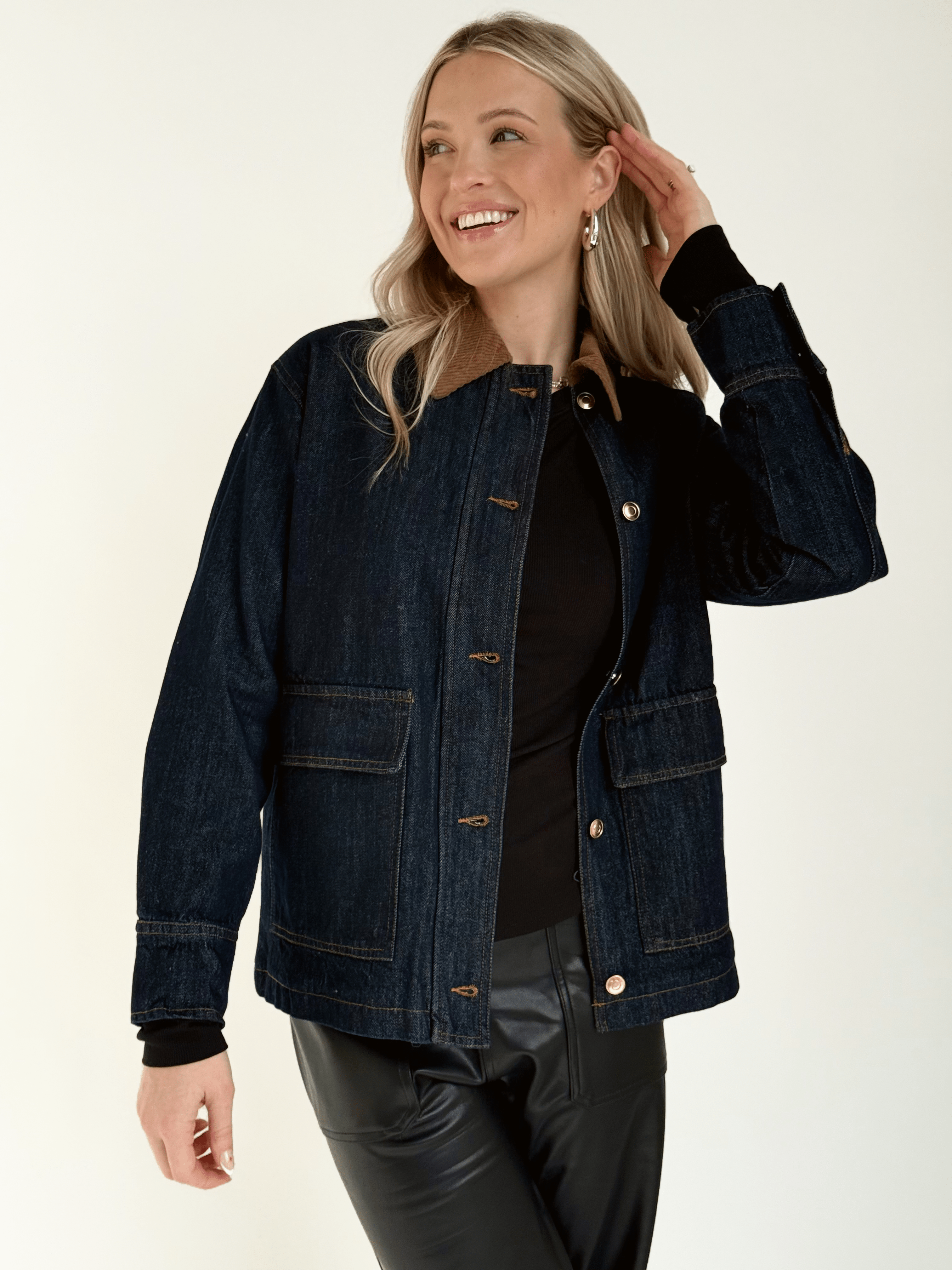 Travis Denim Jacket - DENIM - willows clothing DENIM JACKET