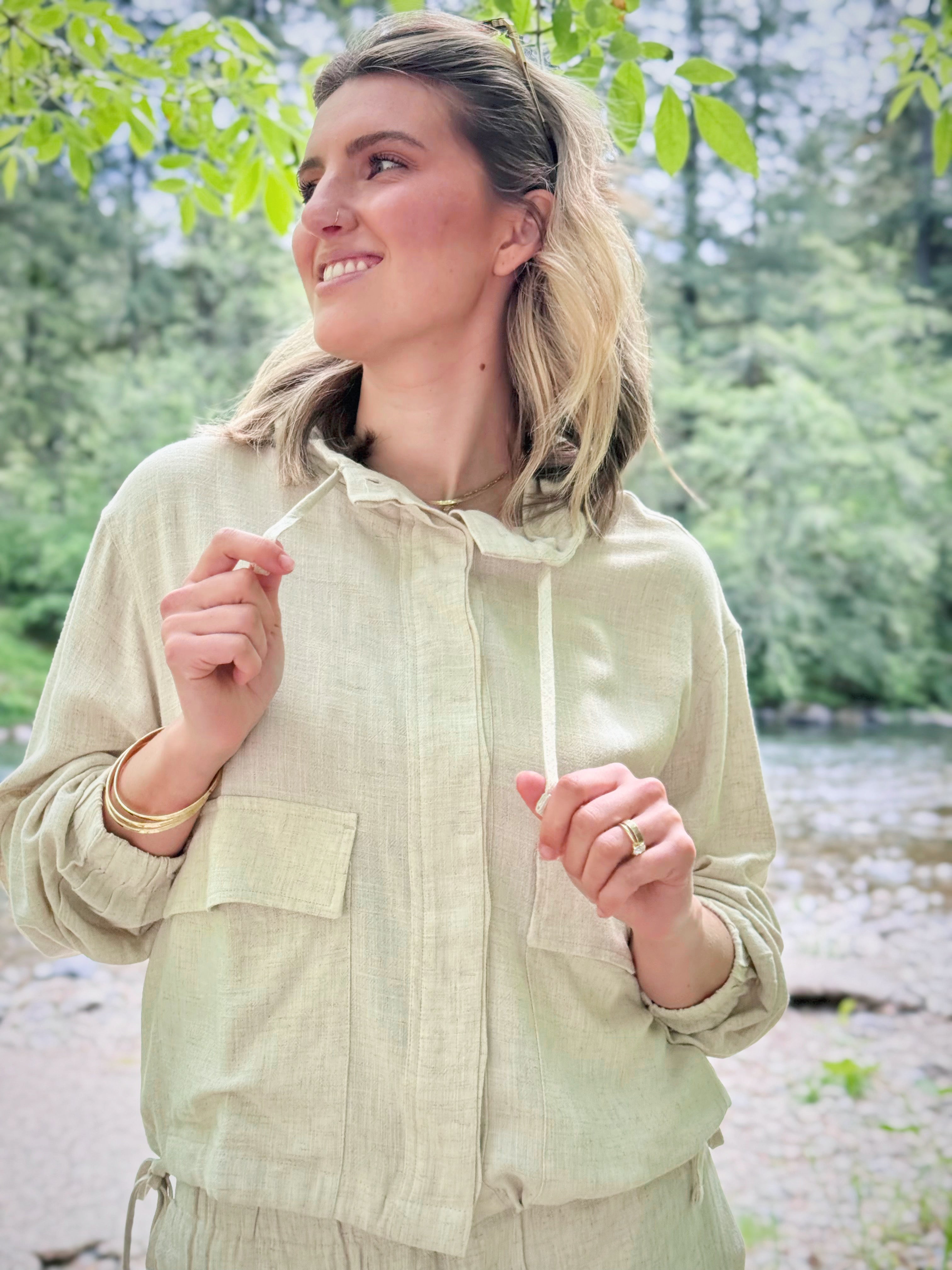 [TRIBAL] Calliope Jacket - CANVAS - willows clothing JACKET