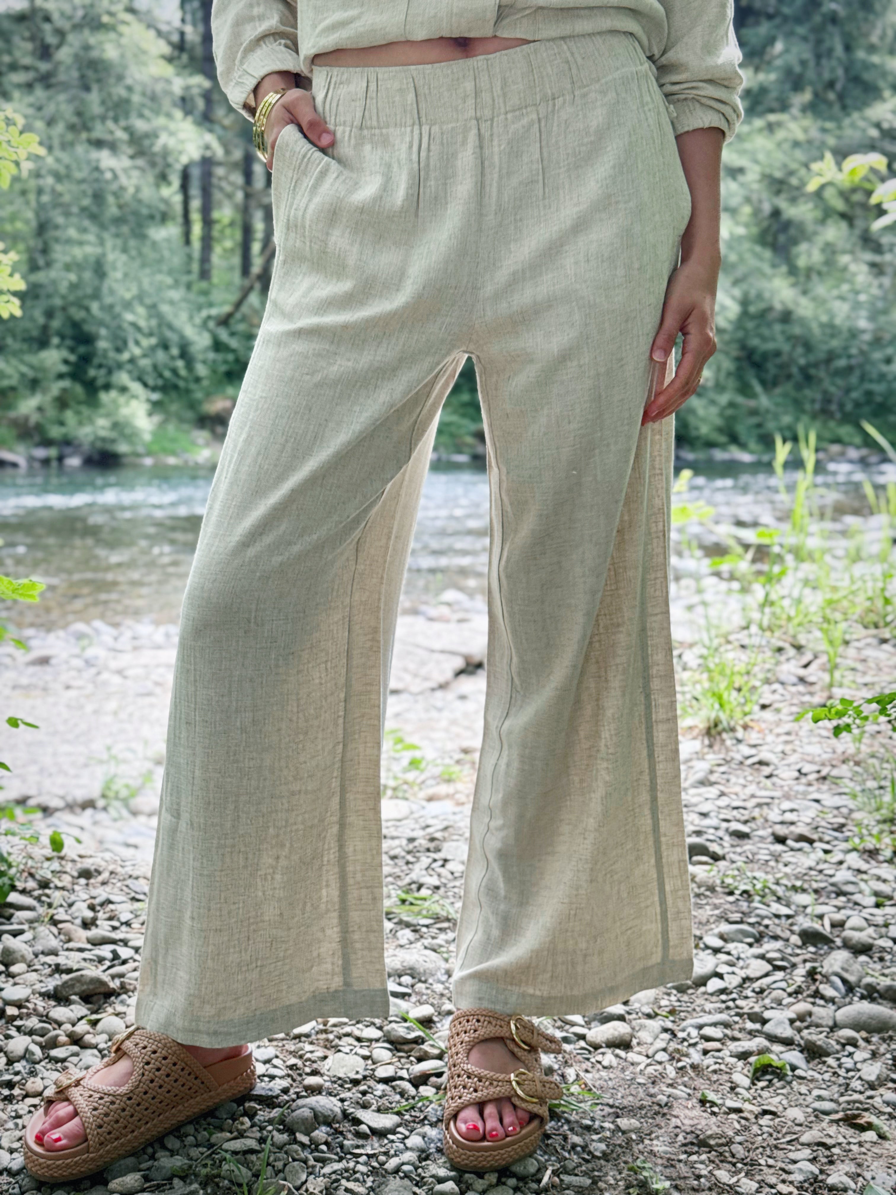 [TRIBAL] Calliope Pants - CANVAS - willows clothing PANTS