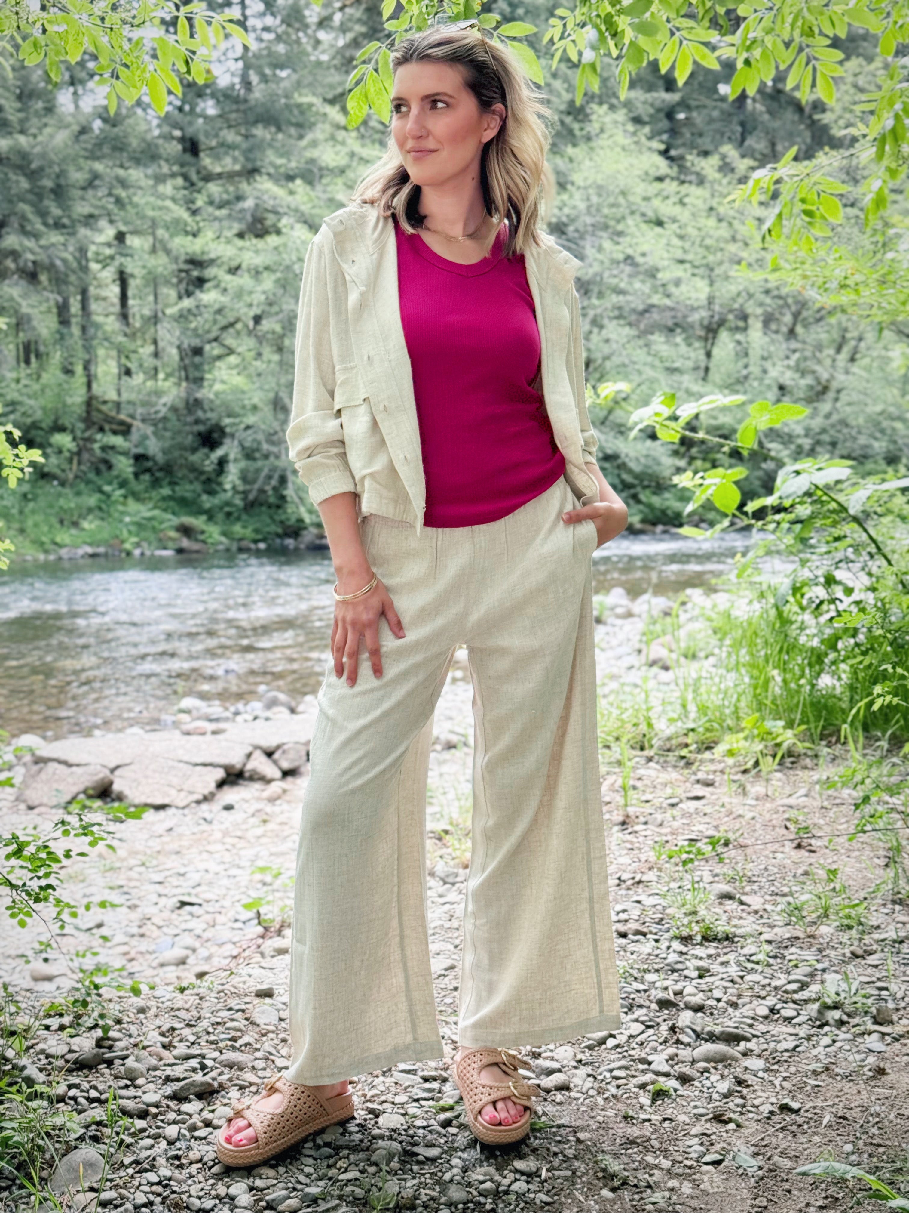 [TRIBAL] Calliope Pants - CANVAS - willows clothing PANTS