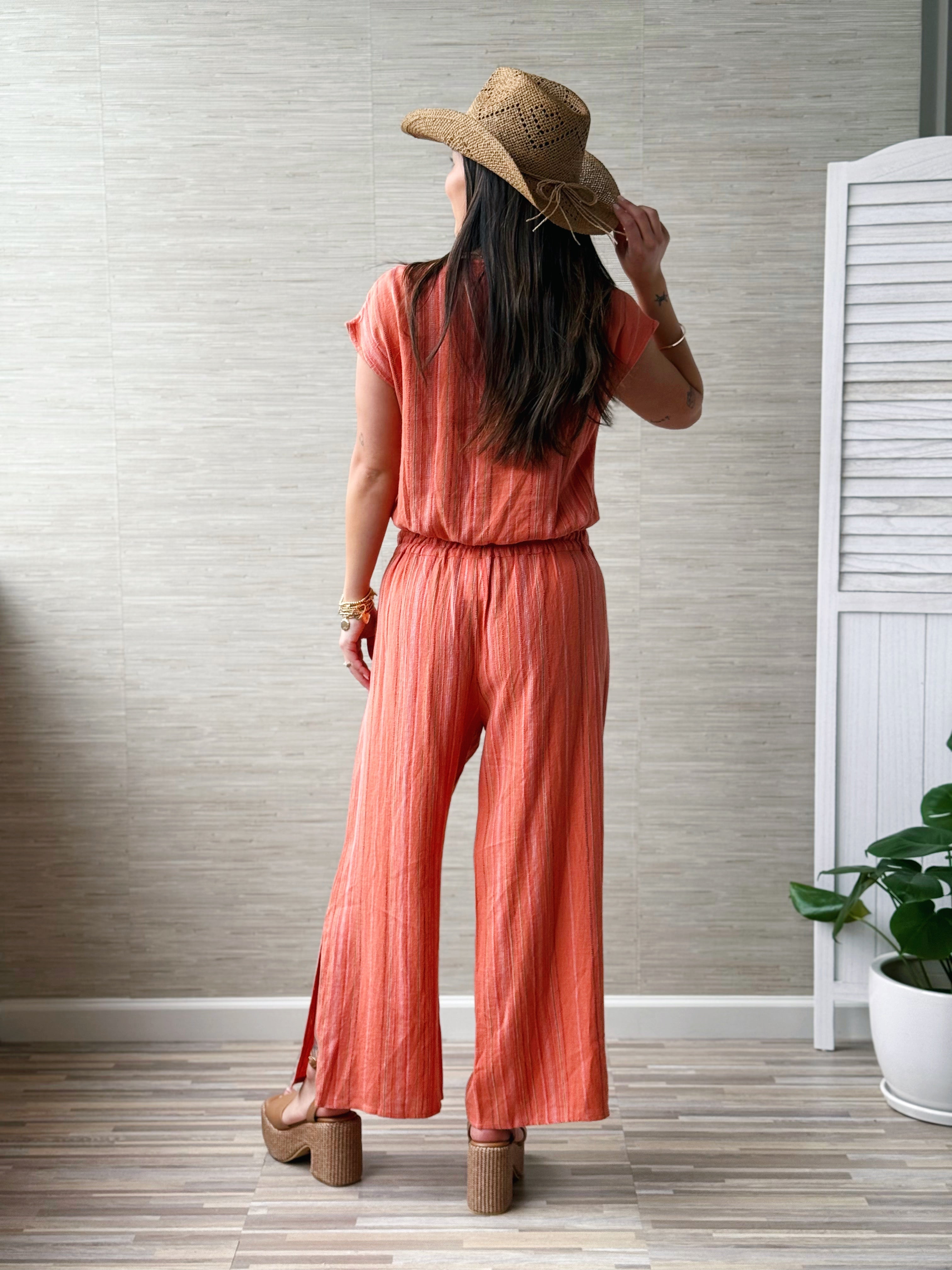 [TRIBAL] Catch The Sun Pants - GUAVABLUSH - willows clothing PANTS
