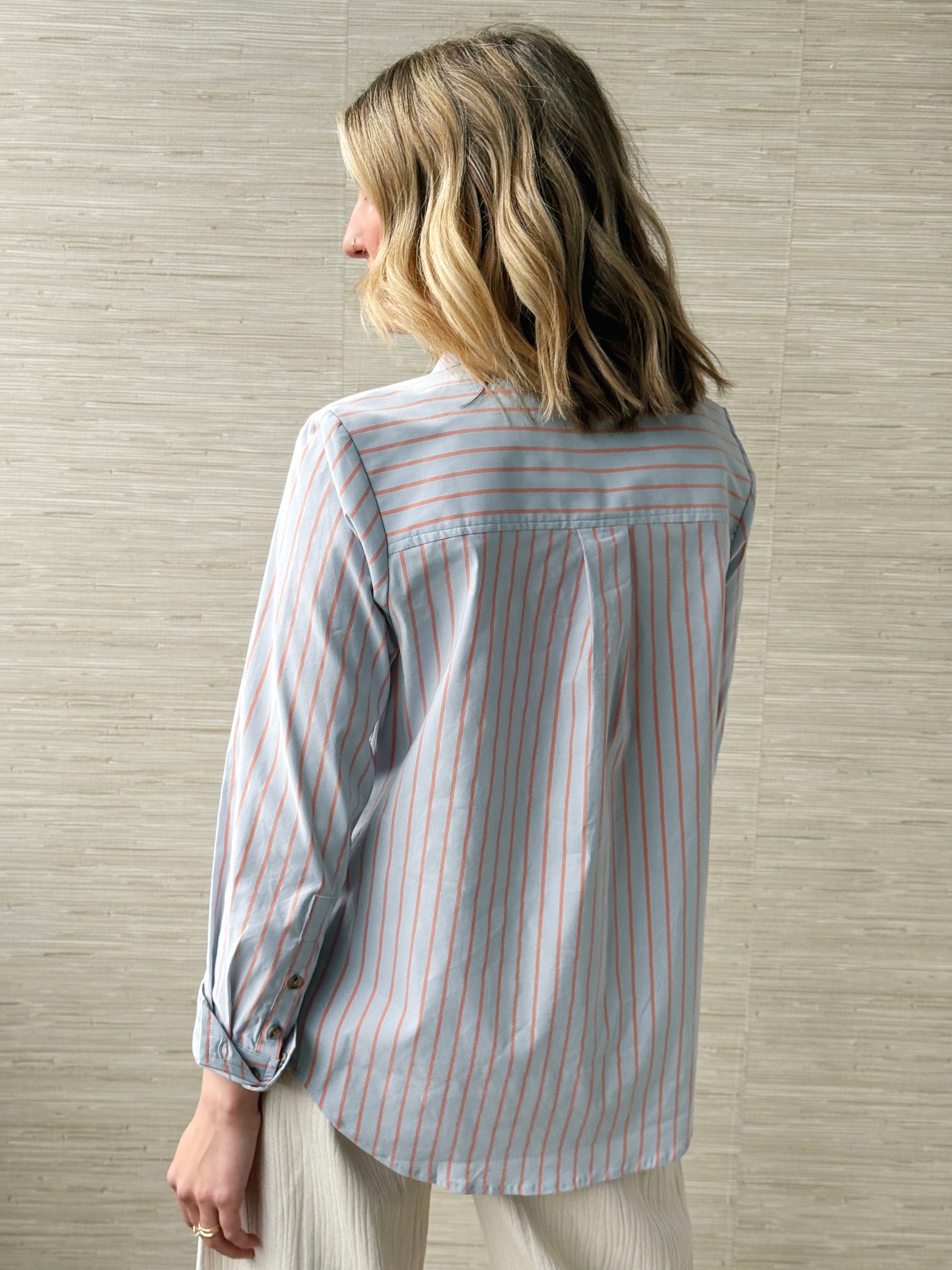 [TRIBAL] Good Mood Shirt - CHAMBRAY - willows clothing L/S SHIRT
