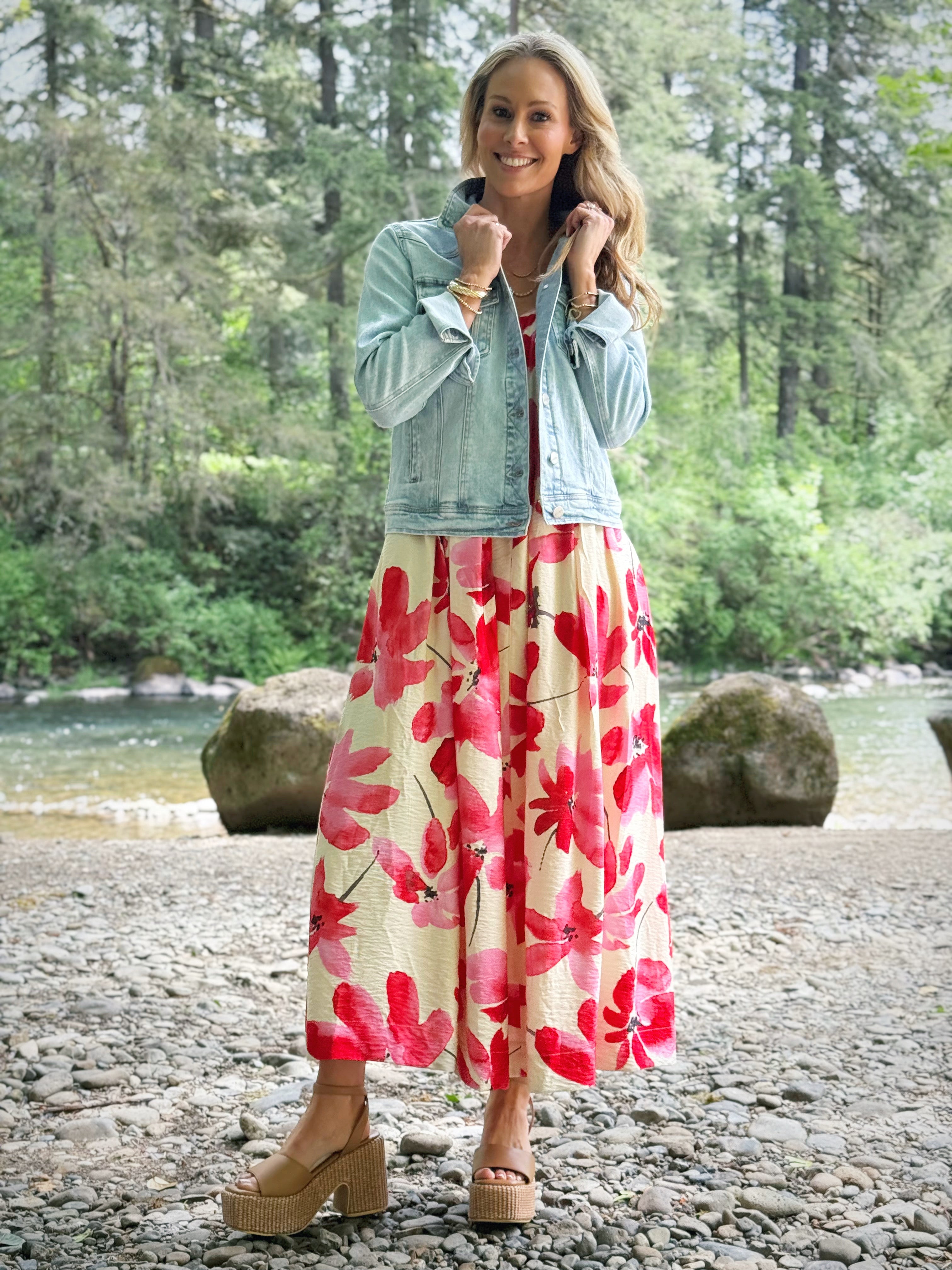 [TRIBAL] Janna Dress - CANVAS - willows clothing Long Dress