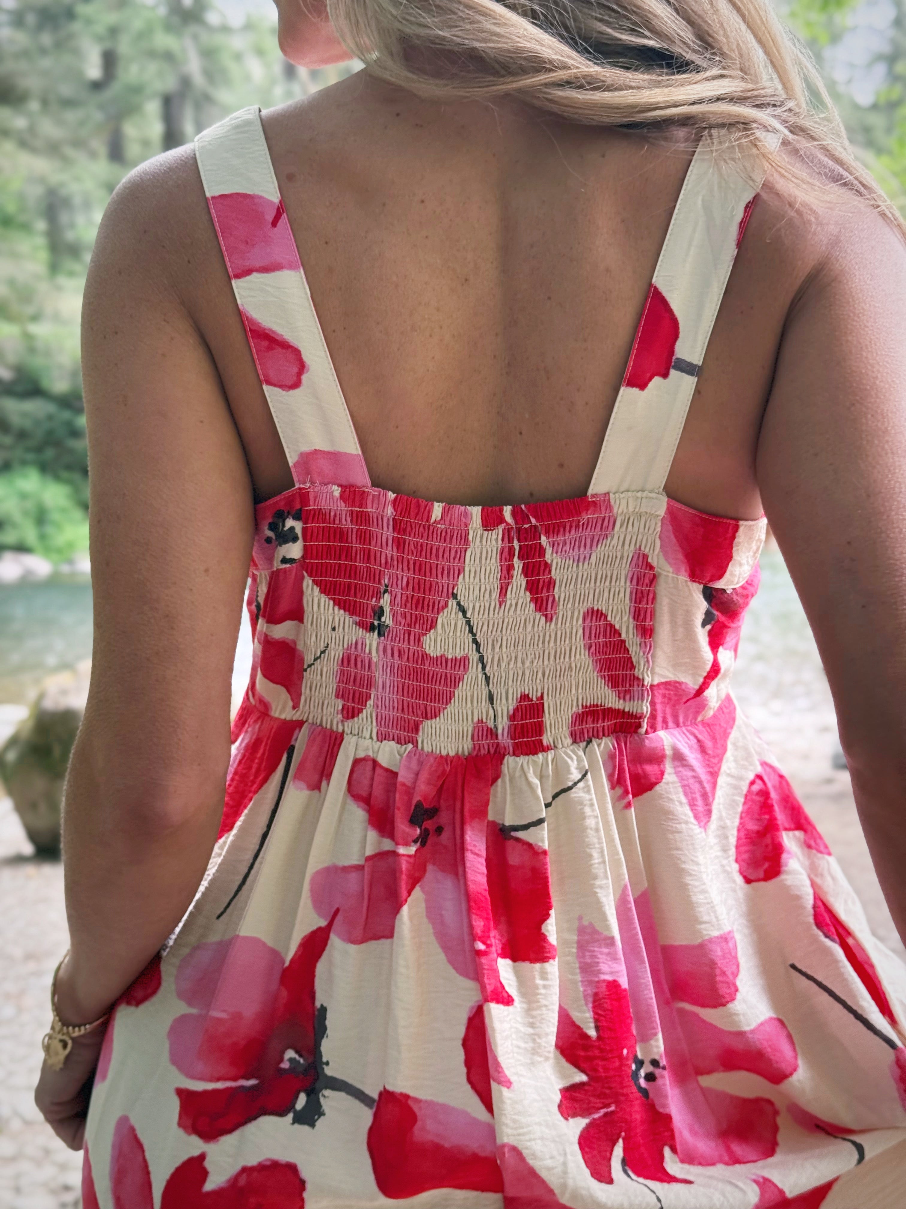 [TRIBAL] Janna Dress - CANVAS - willows clothing Long Dress