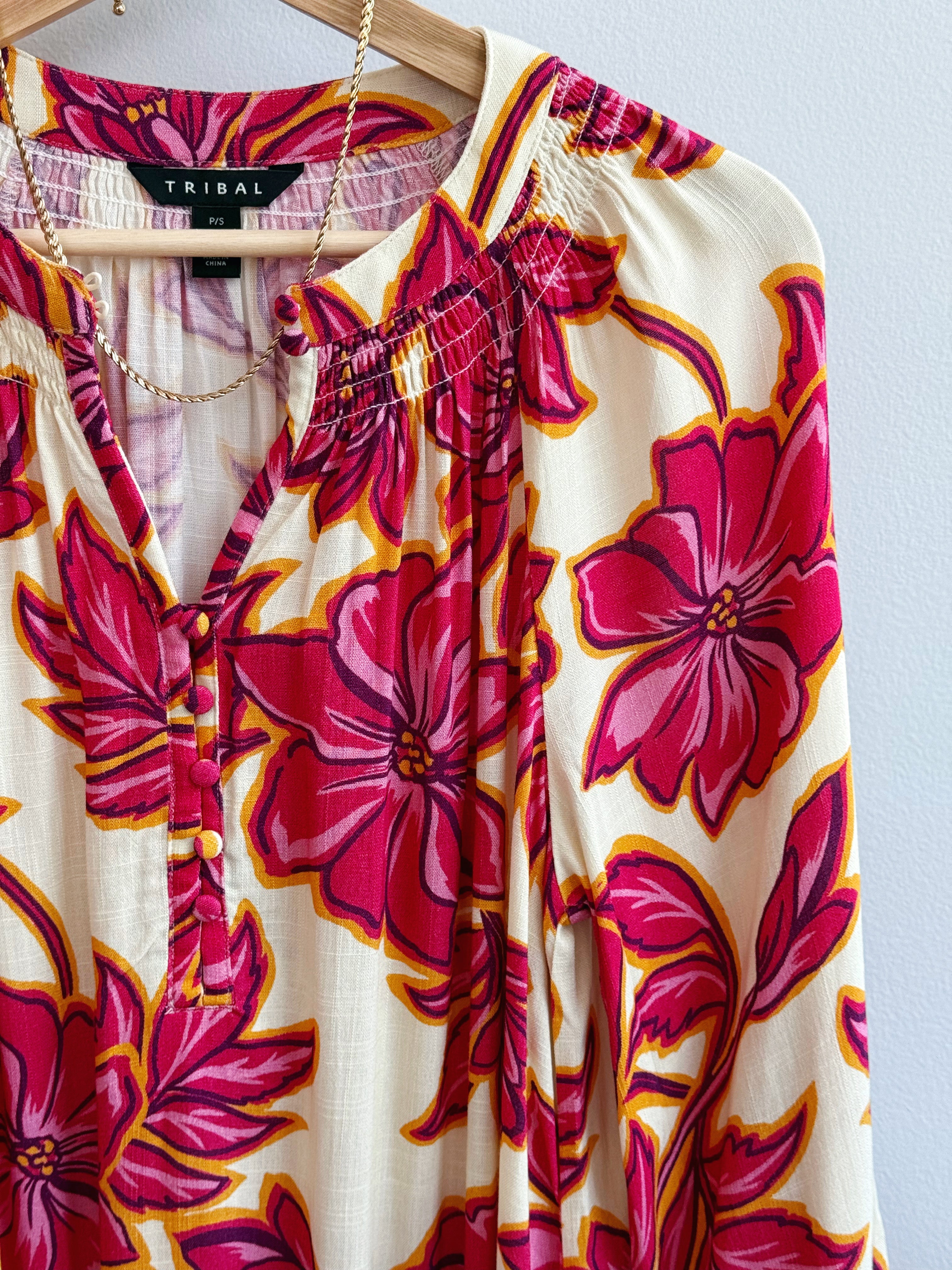 [TRIBAL] Junia Dress - PINKGLOW - willows clothing SHORT DRESS
