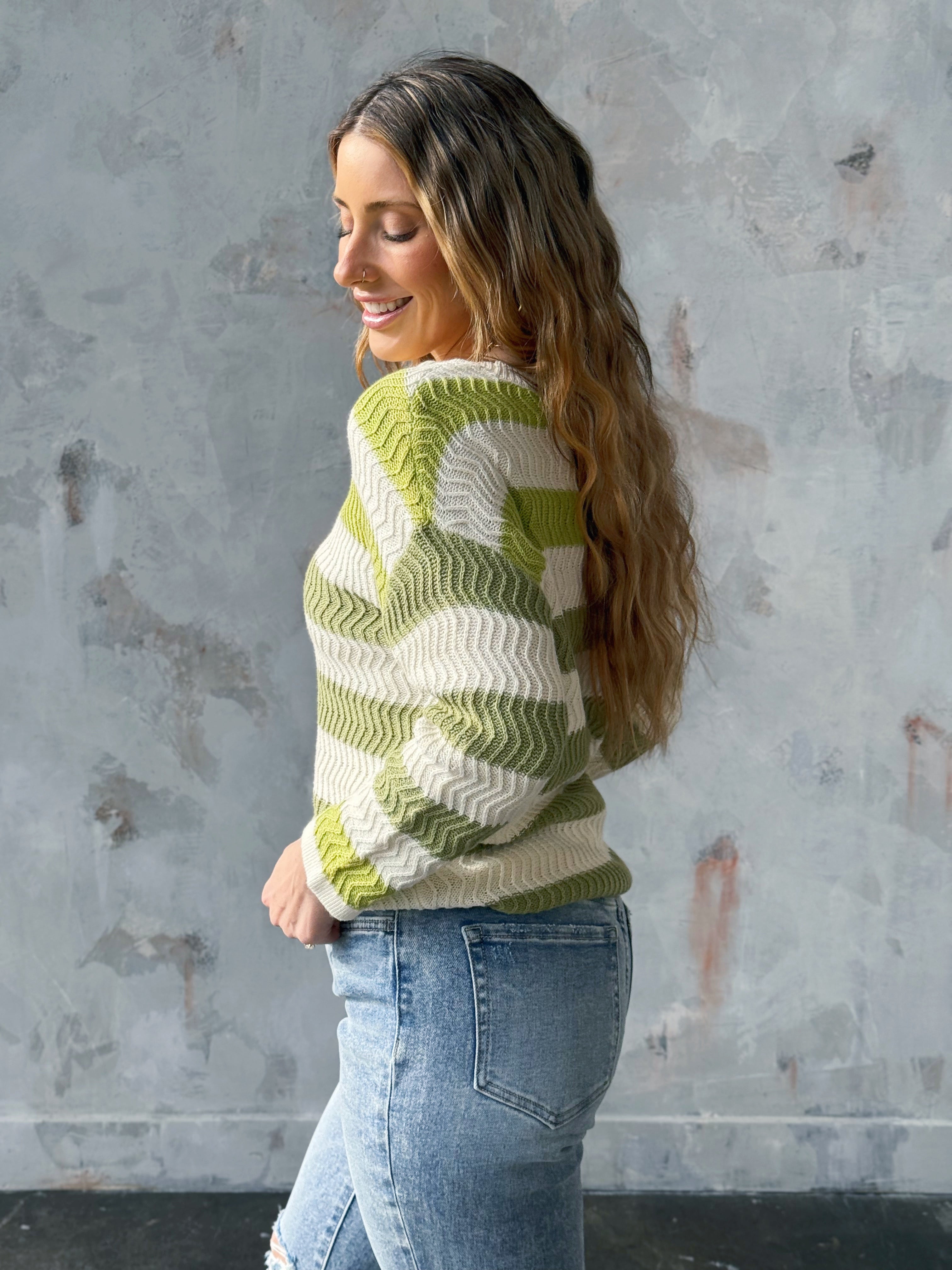 [TRIBAL] Krista Sweater - KIWIZEST - willows clothing SWEATER