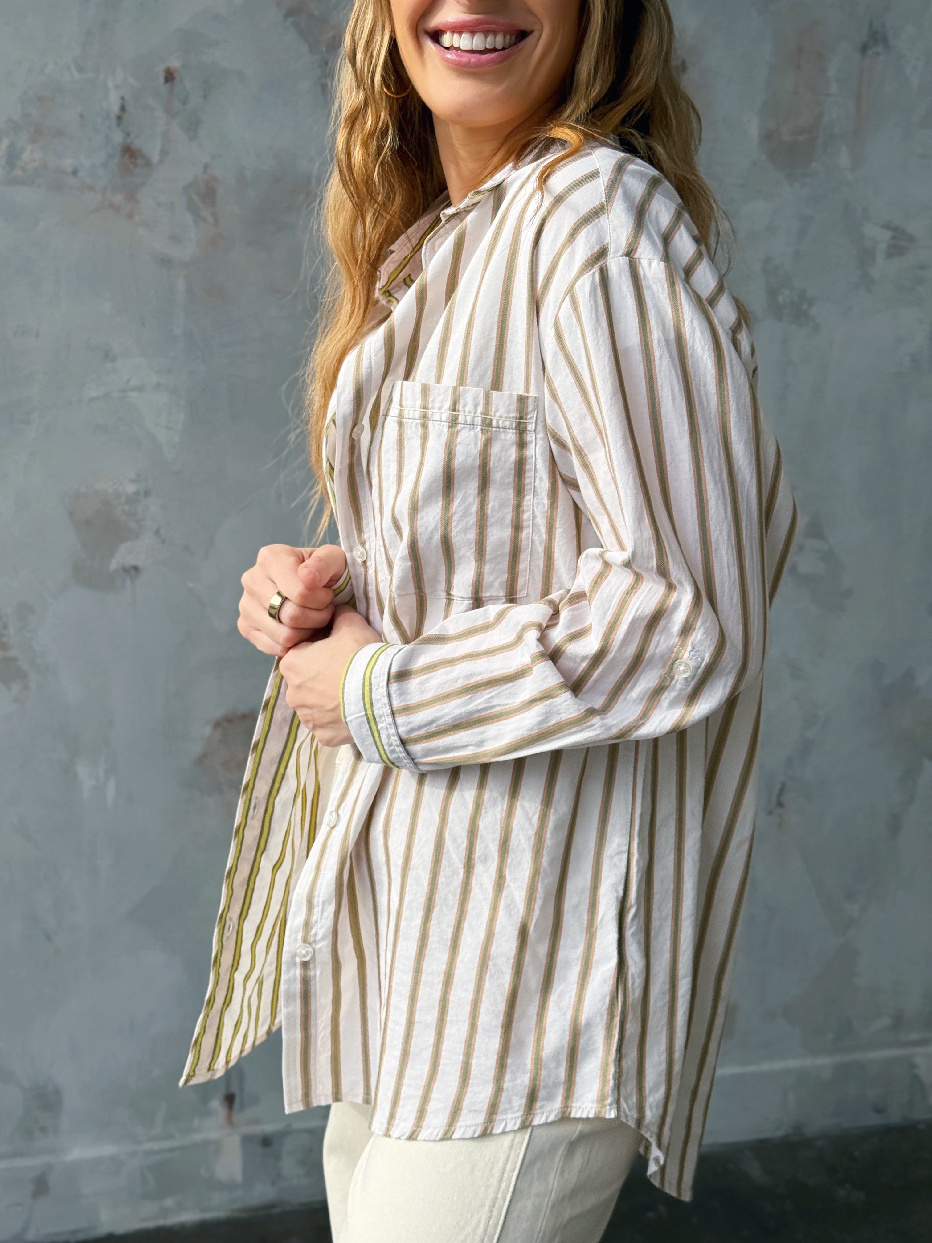 [TRIBAL] Monterey Top - RAINFOREST - willows clothing L/S SHIRT