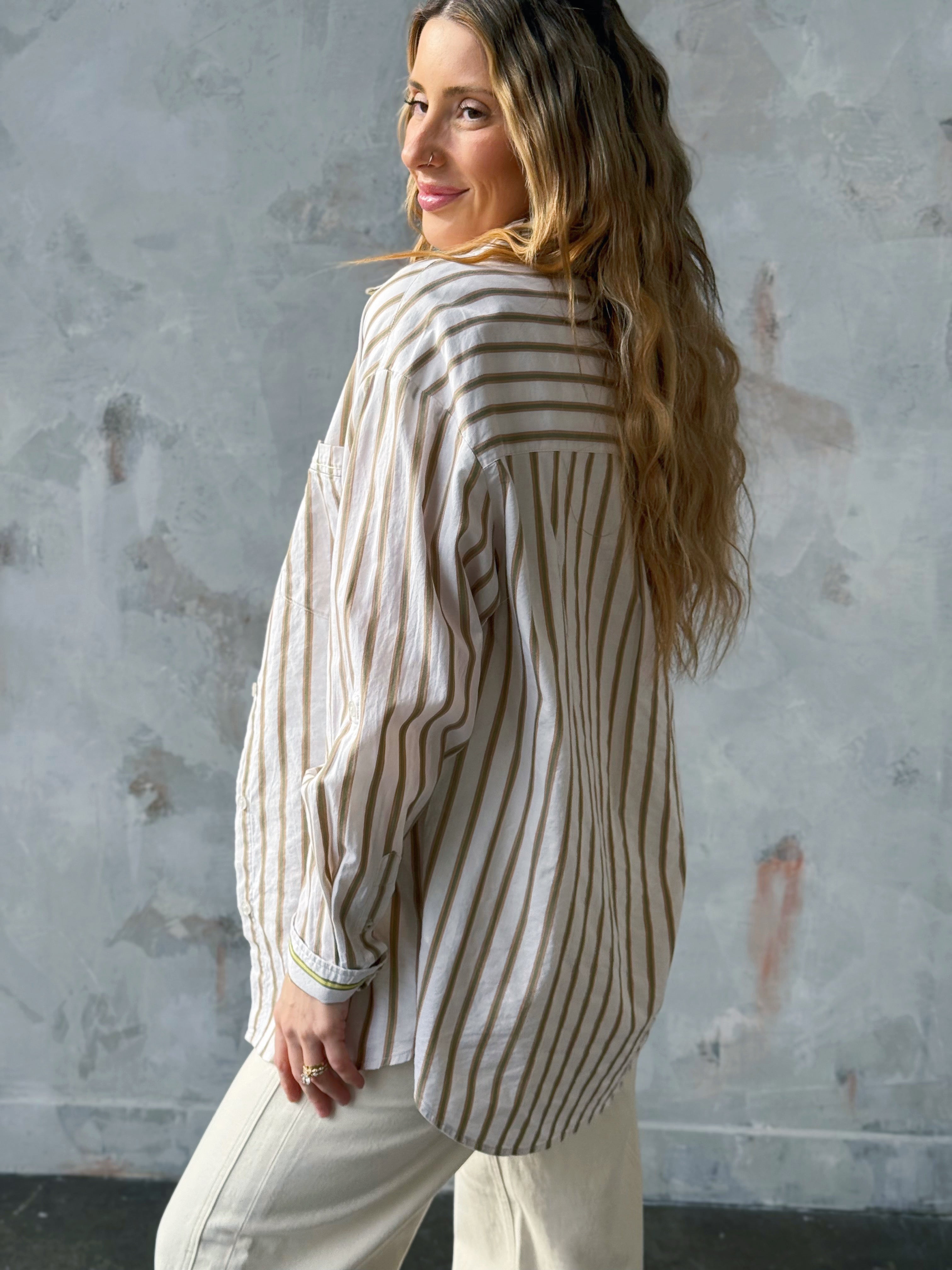 [TRIBAL] Monterey Top - RAINFOREST - willows clothing L/S SHIRT