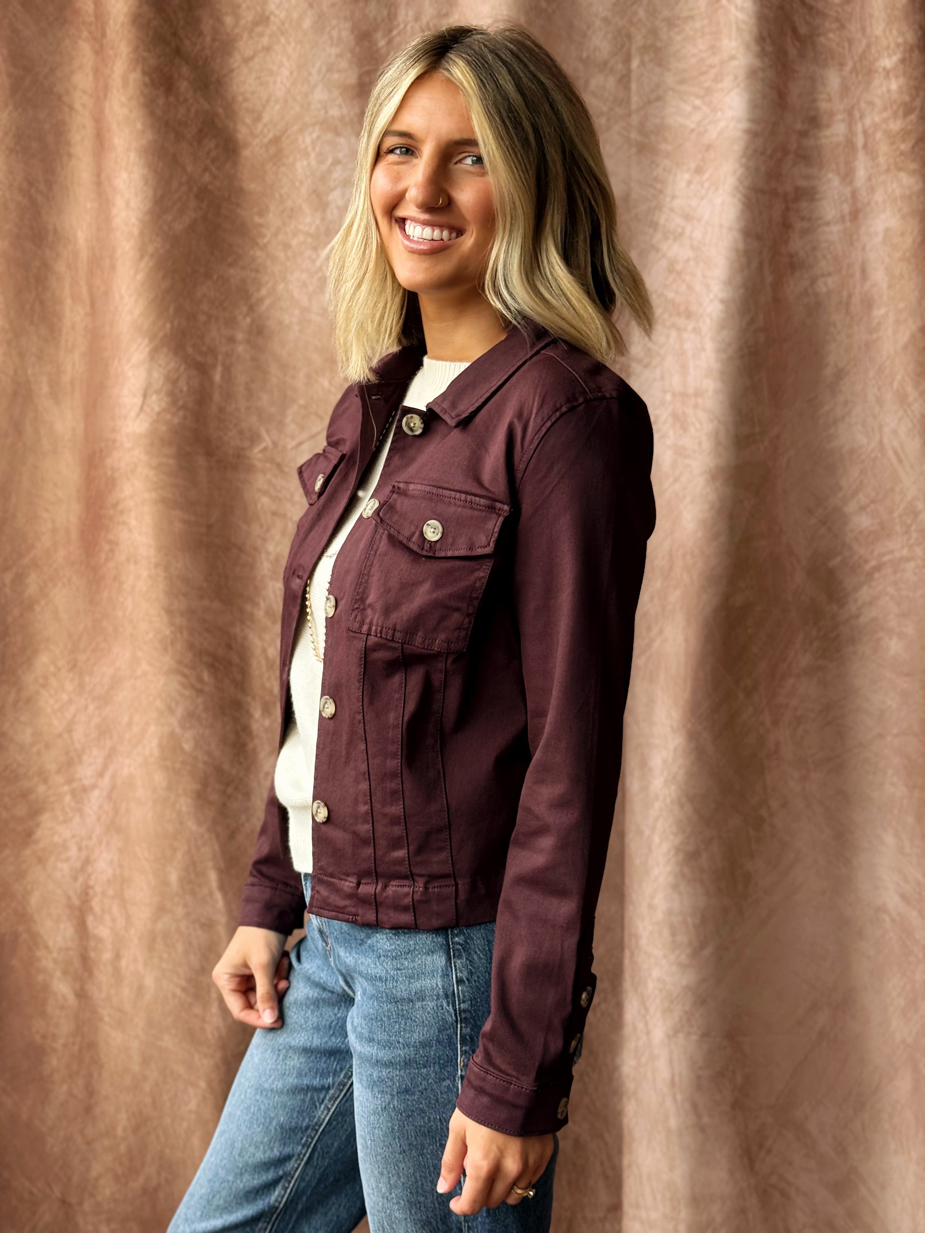 [TRIBAL] Mulberry Jacket - FUDGE - willows clothing JACKET