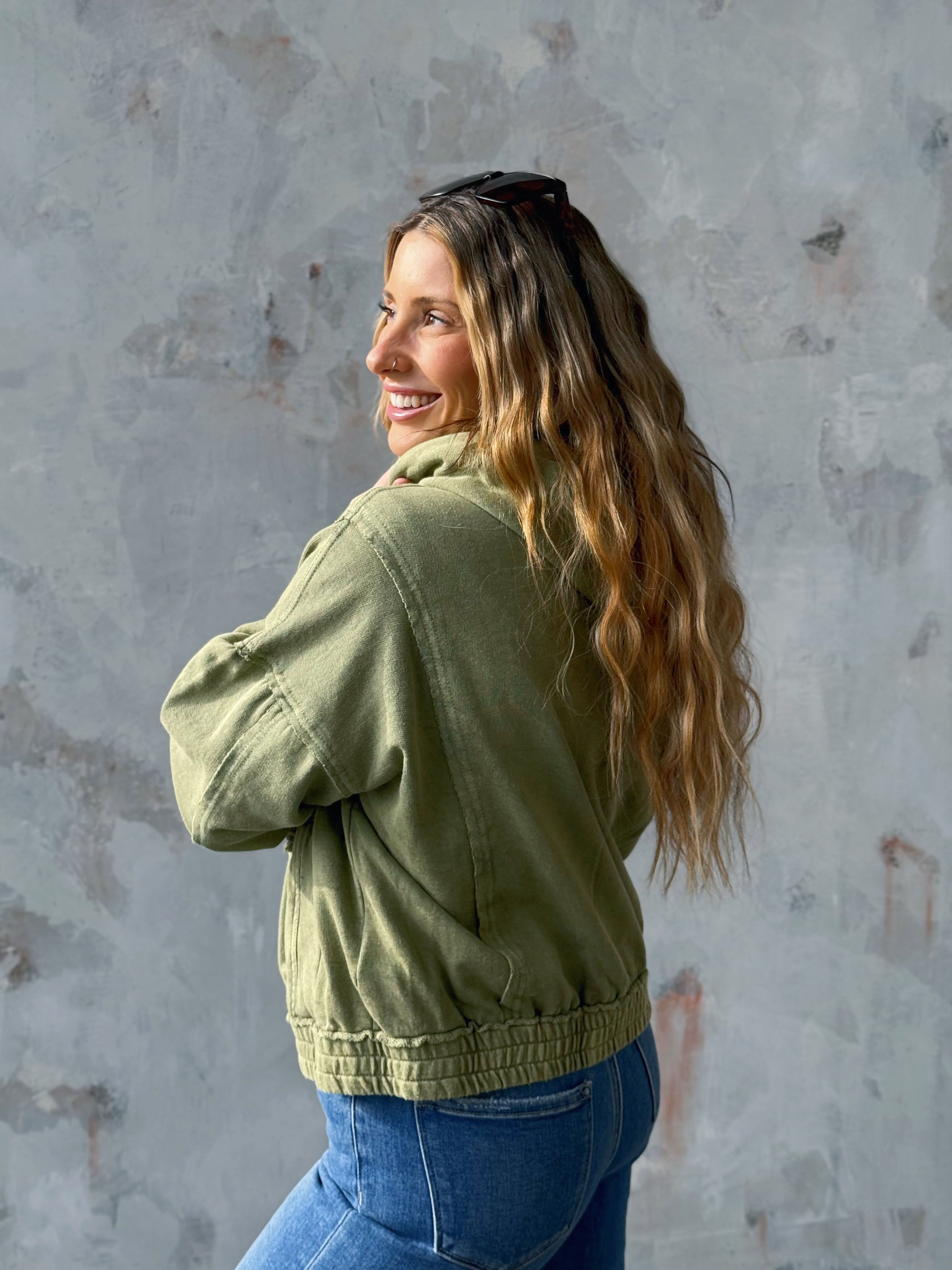 [TRIBAL] Redwood Zip Up Hoodie - RAINFOREST - willows clothing SWEATSHIRT